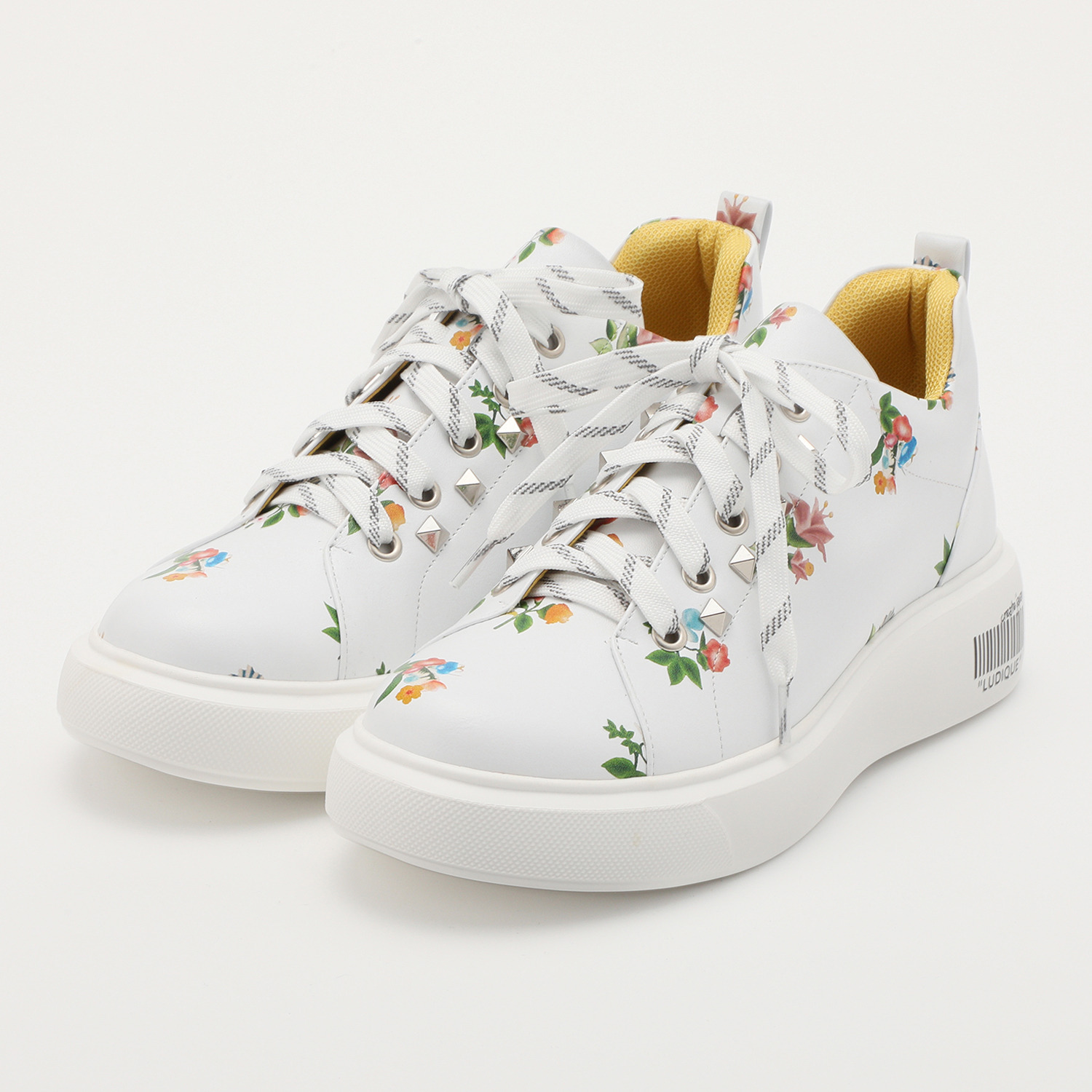 ルディック クリエイトジャパン 牛革 プリントデザイン スニーカー ＜フェリフェリア ルディック＞