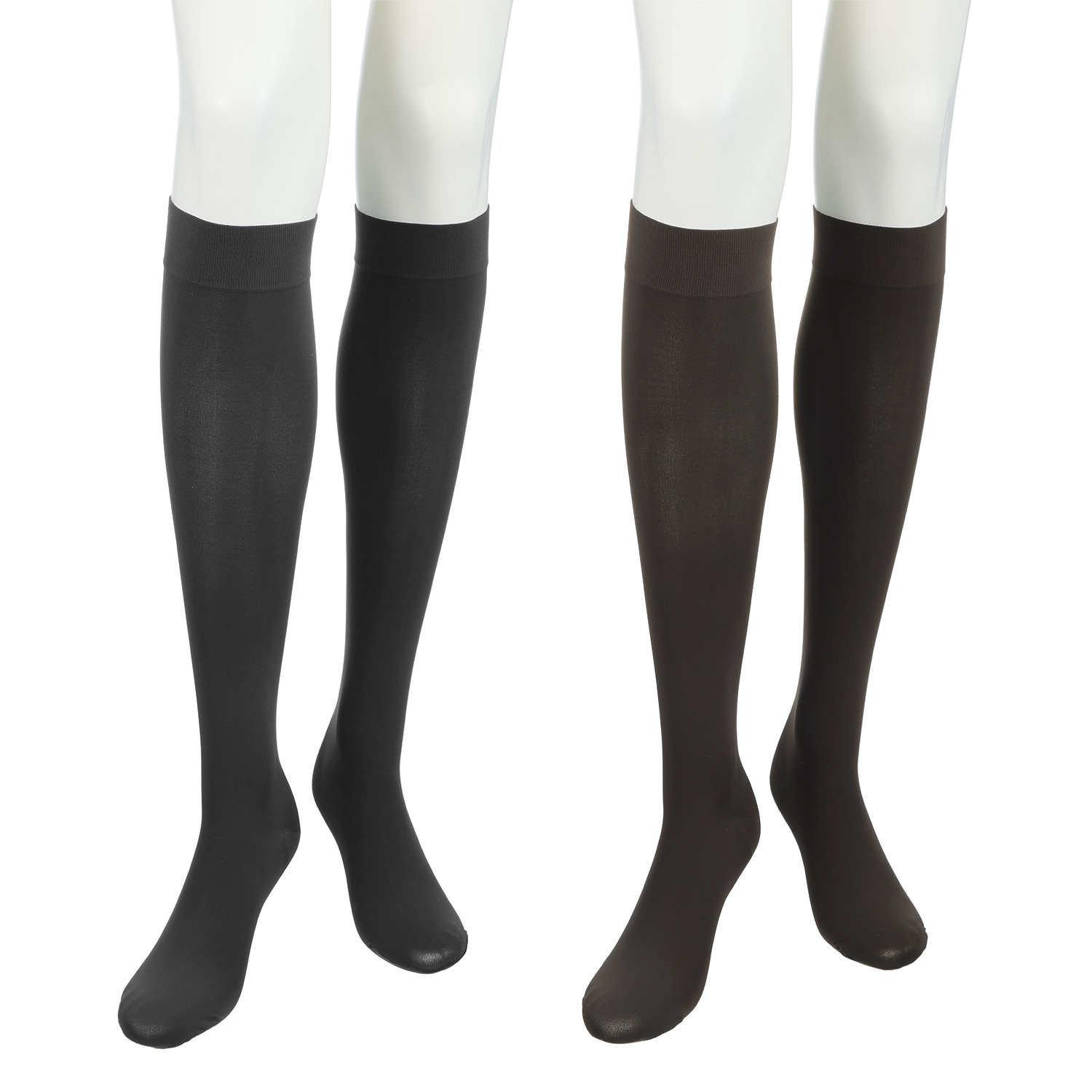 メディカルステイフィット ありがとう２２周年！！ イタリア製 段階式着圧３Ｄフィット ８０デニール　ひざ丈 ショートタイツ２足セット 