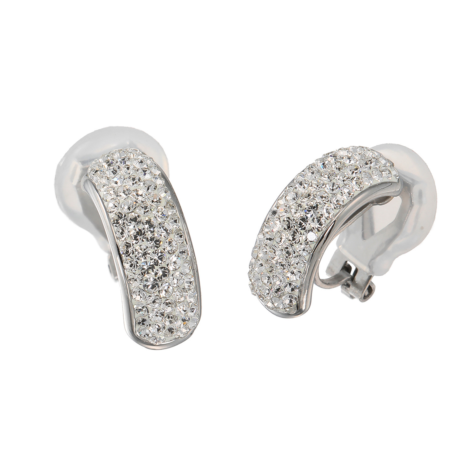 エービーステン ステンレス ビジュウ パヴェイヤリング