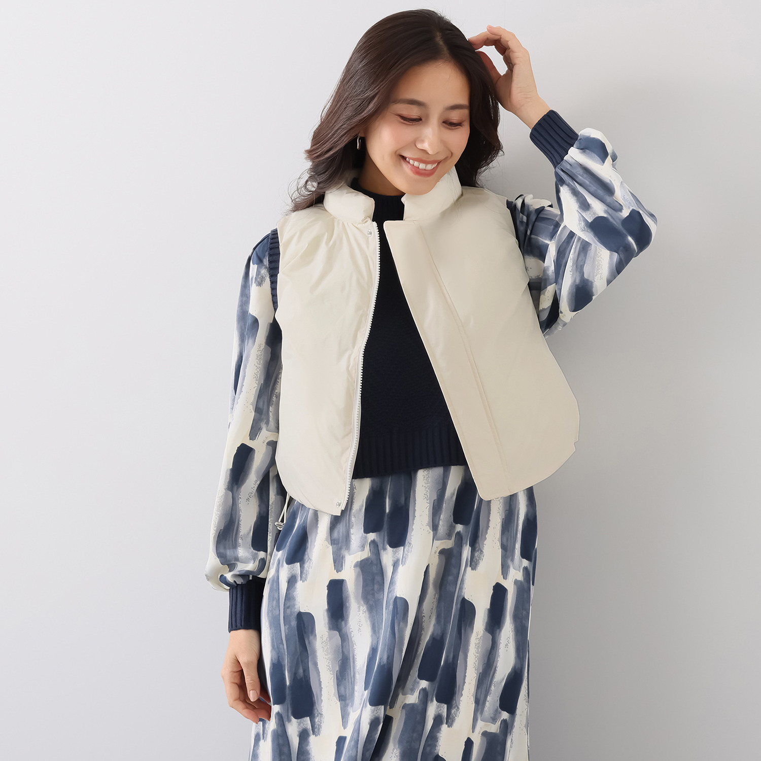 マチュート 頼れる冬の相棒 クロップト中綿ベスト