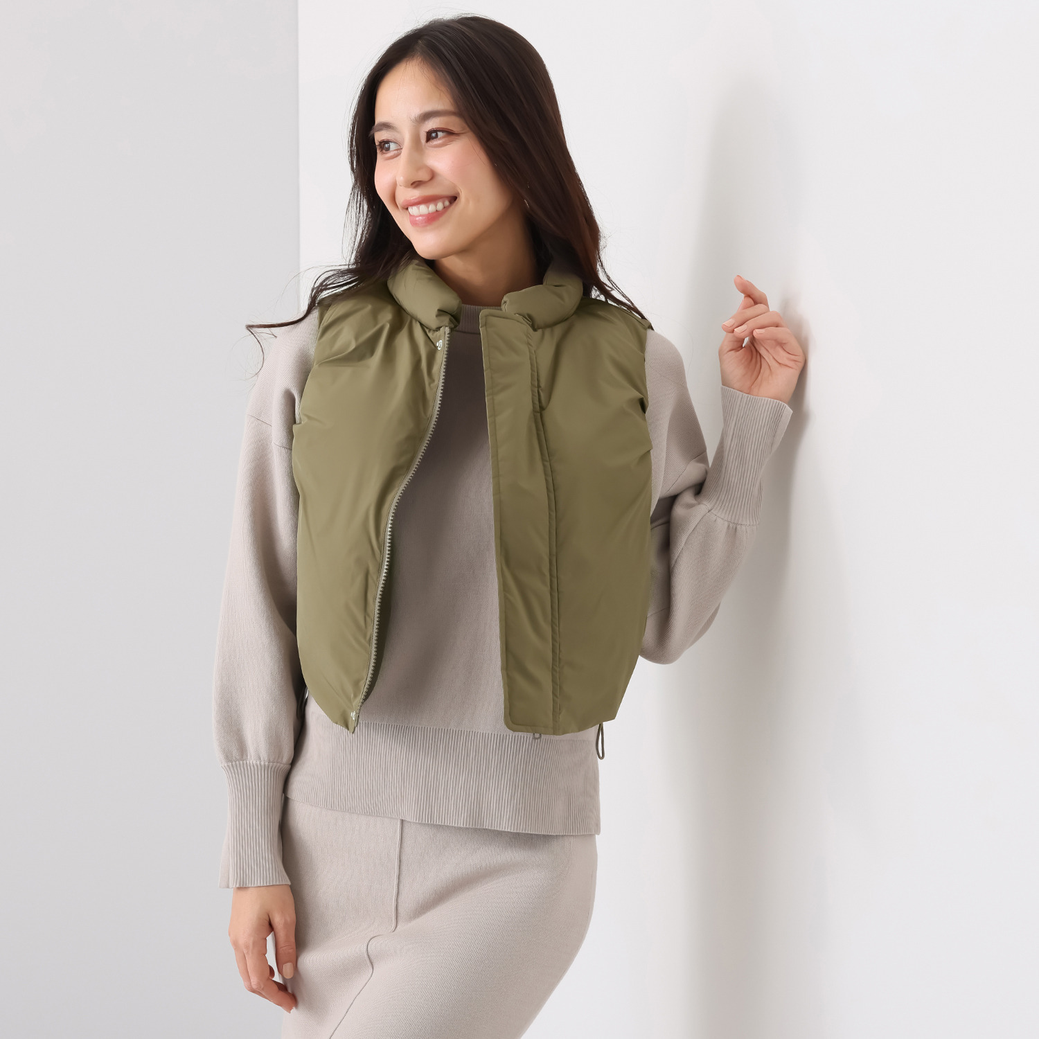 マチュート 頼れる冬の相棒 クロップト中綿ベスト