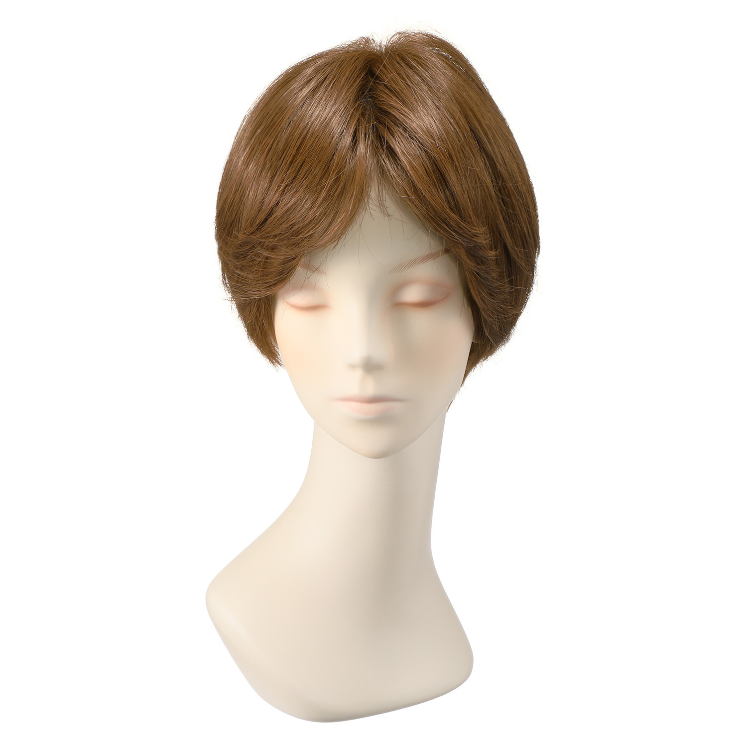 マダムヒロコ フルハンドメイド 高品質フルウィッグ！ カランショート プレミアム ＜ライトブラウン＞