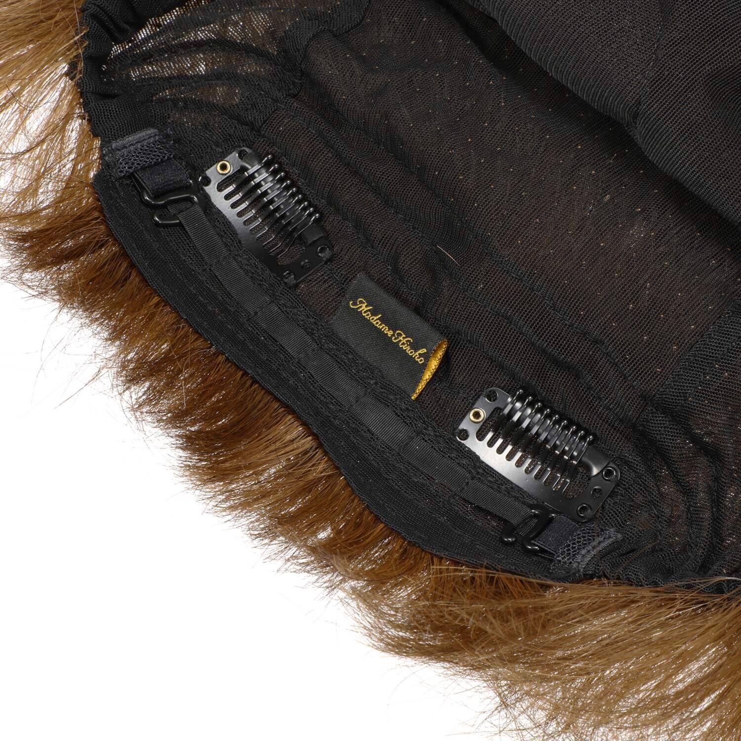 マダムヒロコ フルハンドメイド 高品質フルウィッグ！ カランショート プレミアム ＜ライトブラウン＞