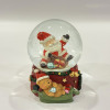 寝そべりくまの土台が キュート！ スノードーム “サンタ”