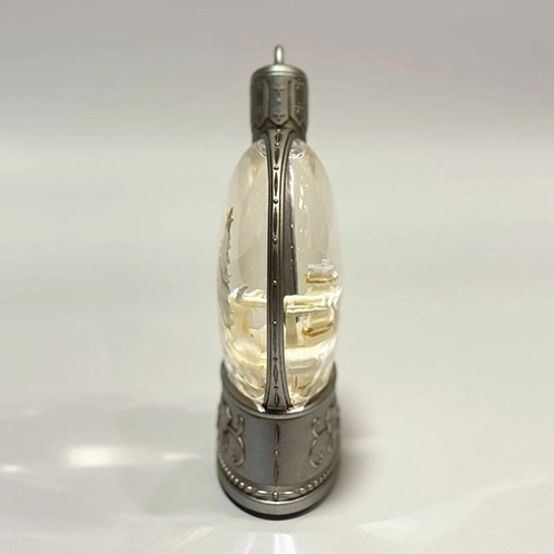 スノーグローブ ボールライトスタンド ＜ホワイトツリー＆ トナカイ＞