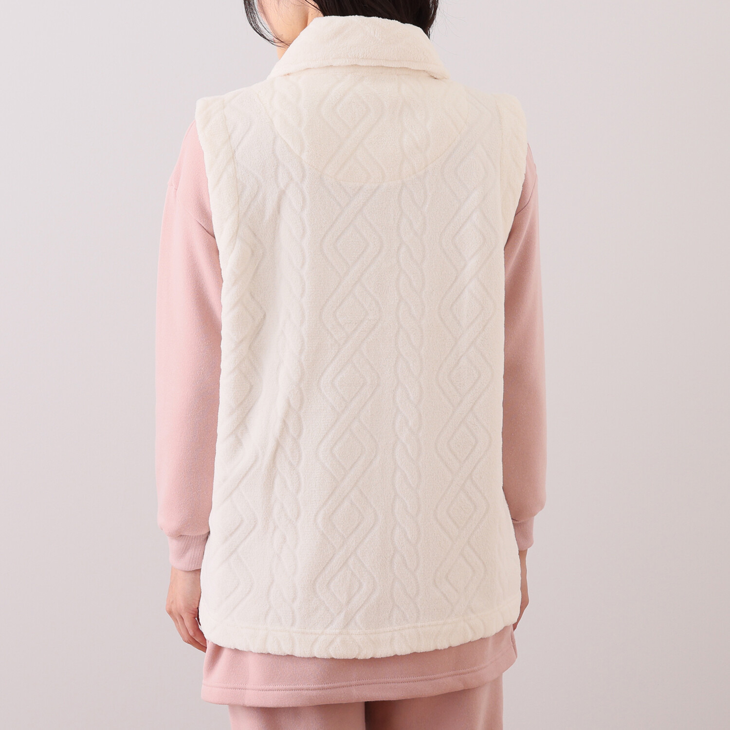 ラデリア あったか裏起毛 スウェットセットアップ＆ ベスト ルームウェア３点セット