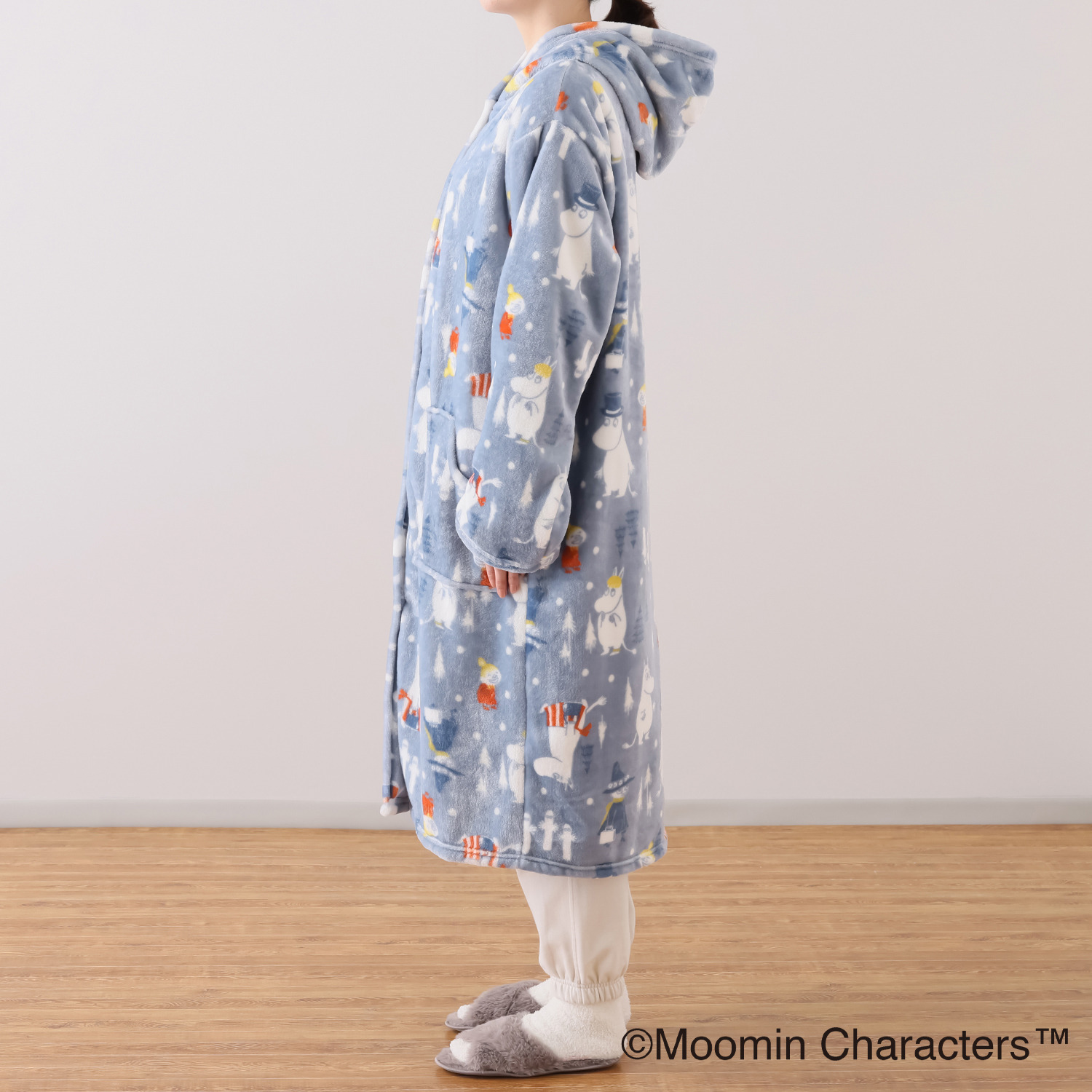 ムーミン モコモコ暖か着る毛布
