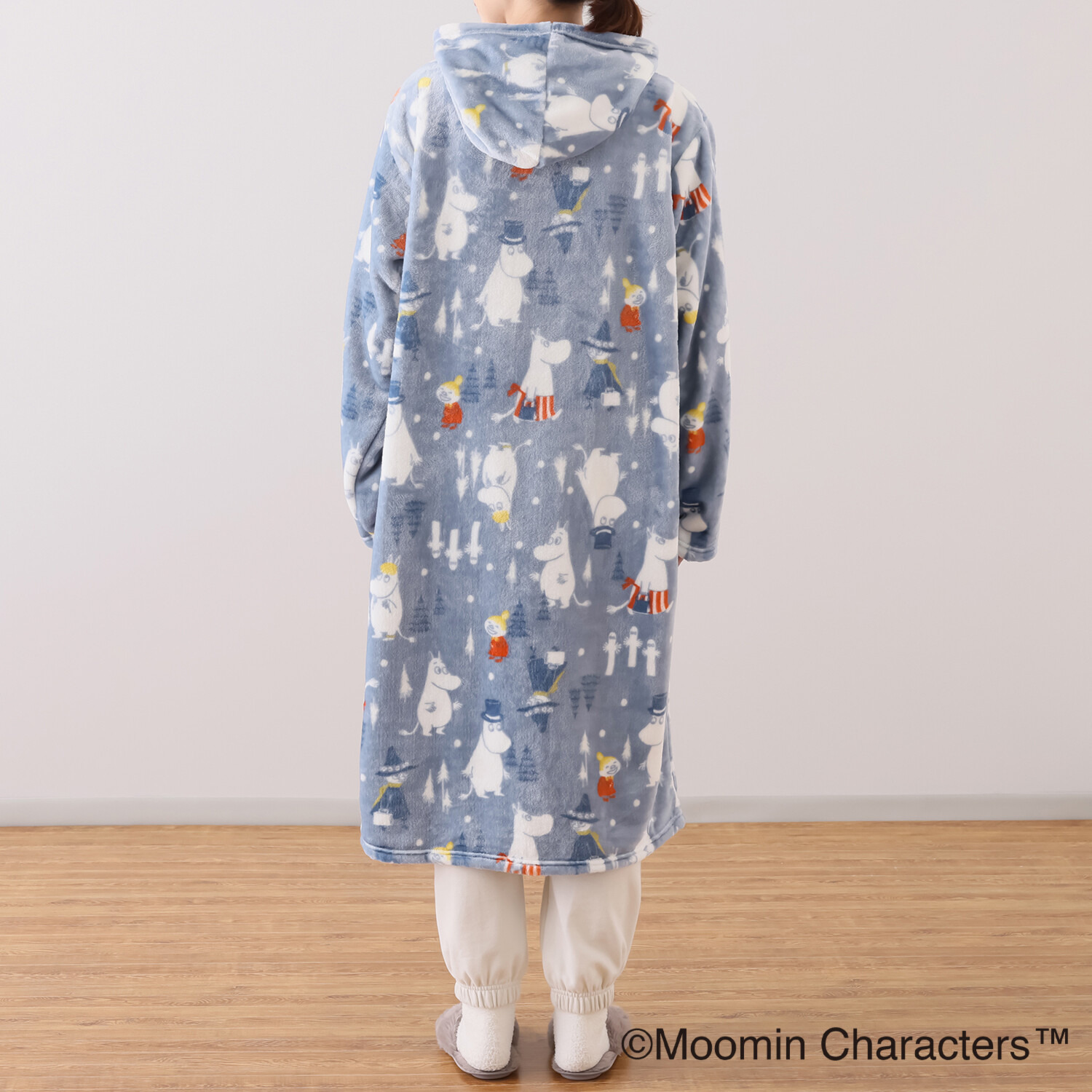 ムーミン モコモコ暖か着る毛布