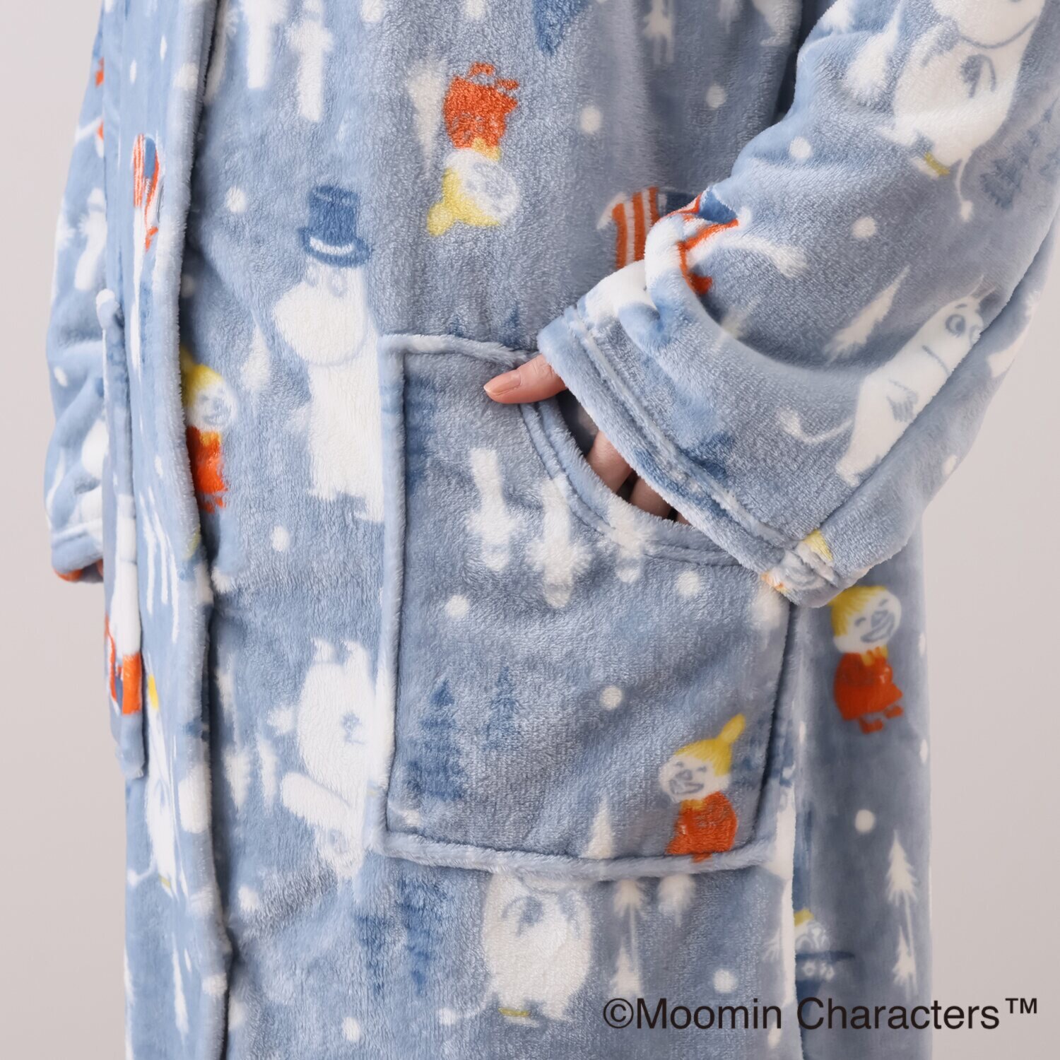 ムーミン モコモコ暖か着る毛布