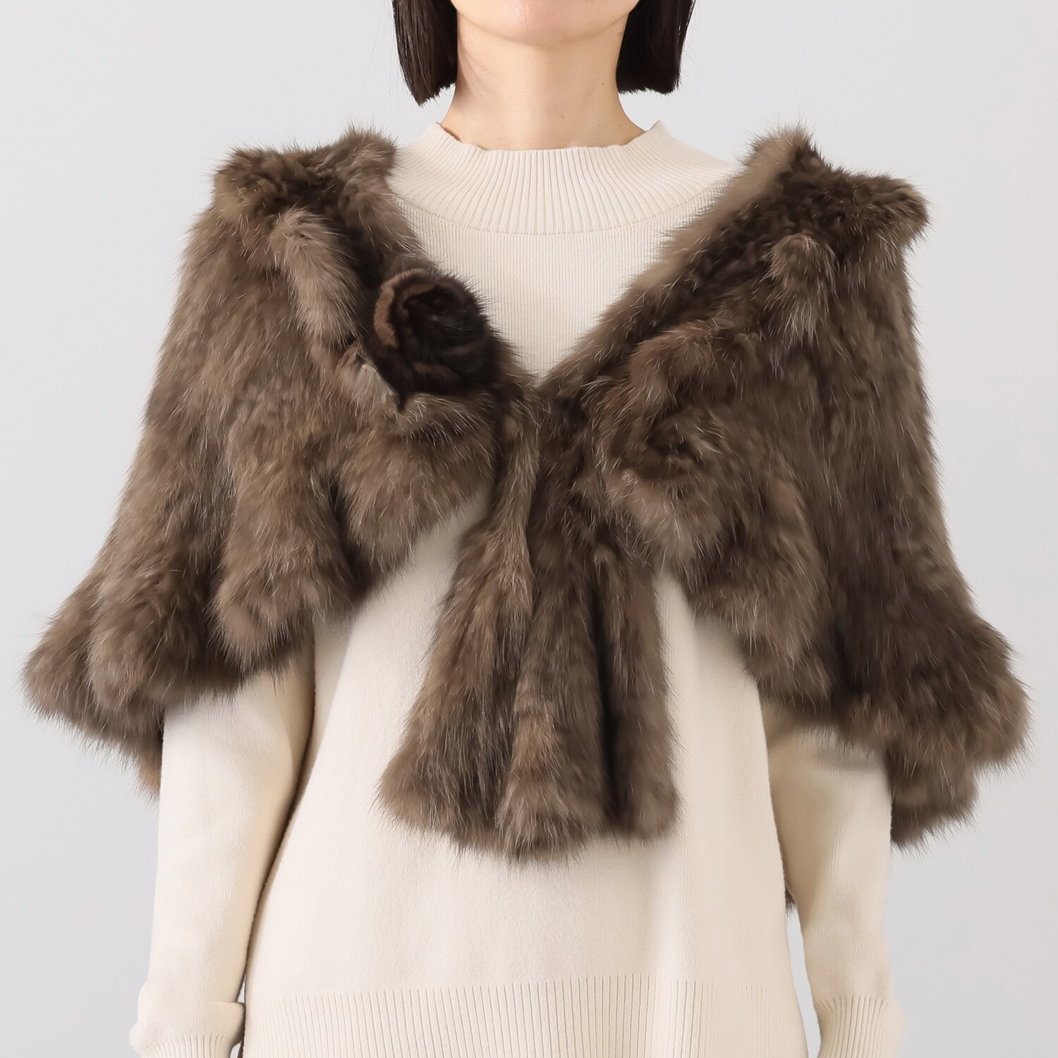 ロシアンセーブルヤーン ケープストール