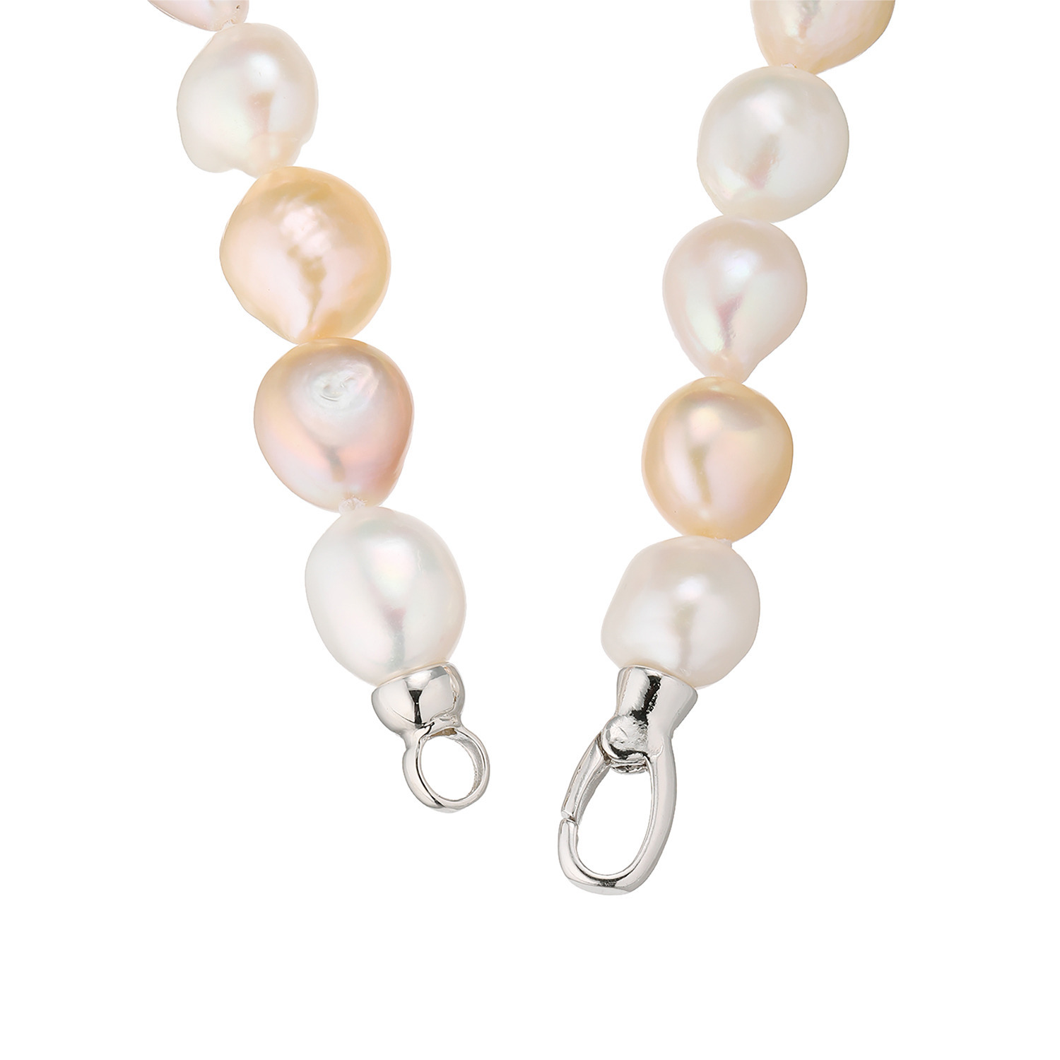 ペレフェリーク 大玉 淡水パール ボリュームネックレス