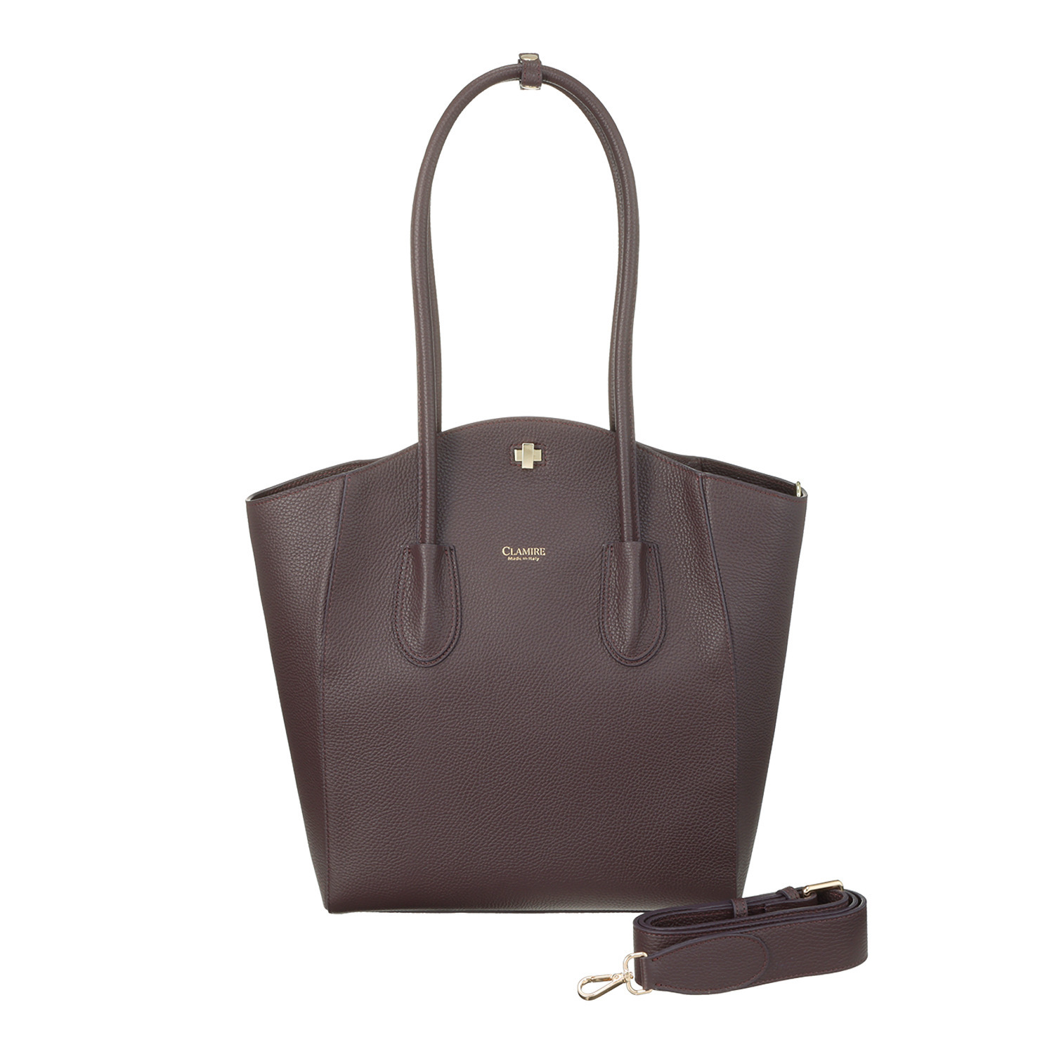 クラミーレ ＜イタリア製＞ リガトロマーノ社牛革使用 ２ウェイトートバッグ “シレンタム”