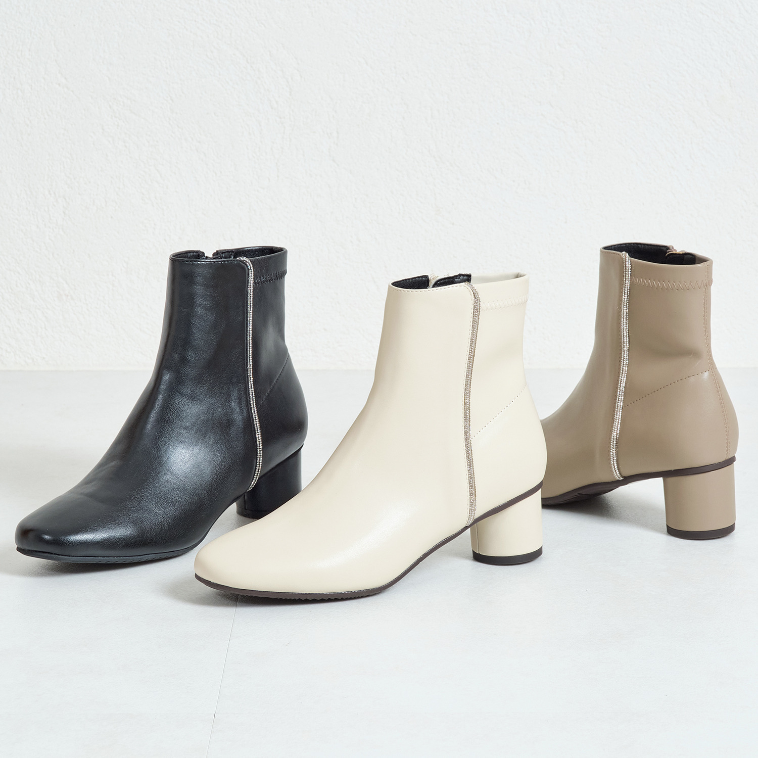 オリエンタルトラフィック ラインストーン切替 ショートブーツ