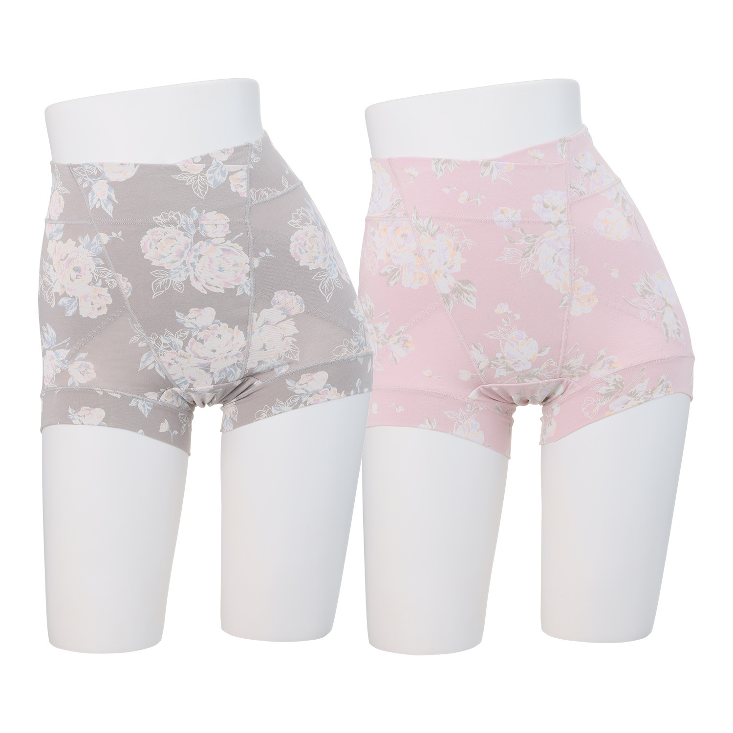 うつくＣ 綿混深ばき すっきりサポート 防水布付一分丈ボトム ２枚セット