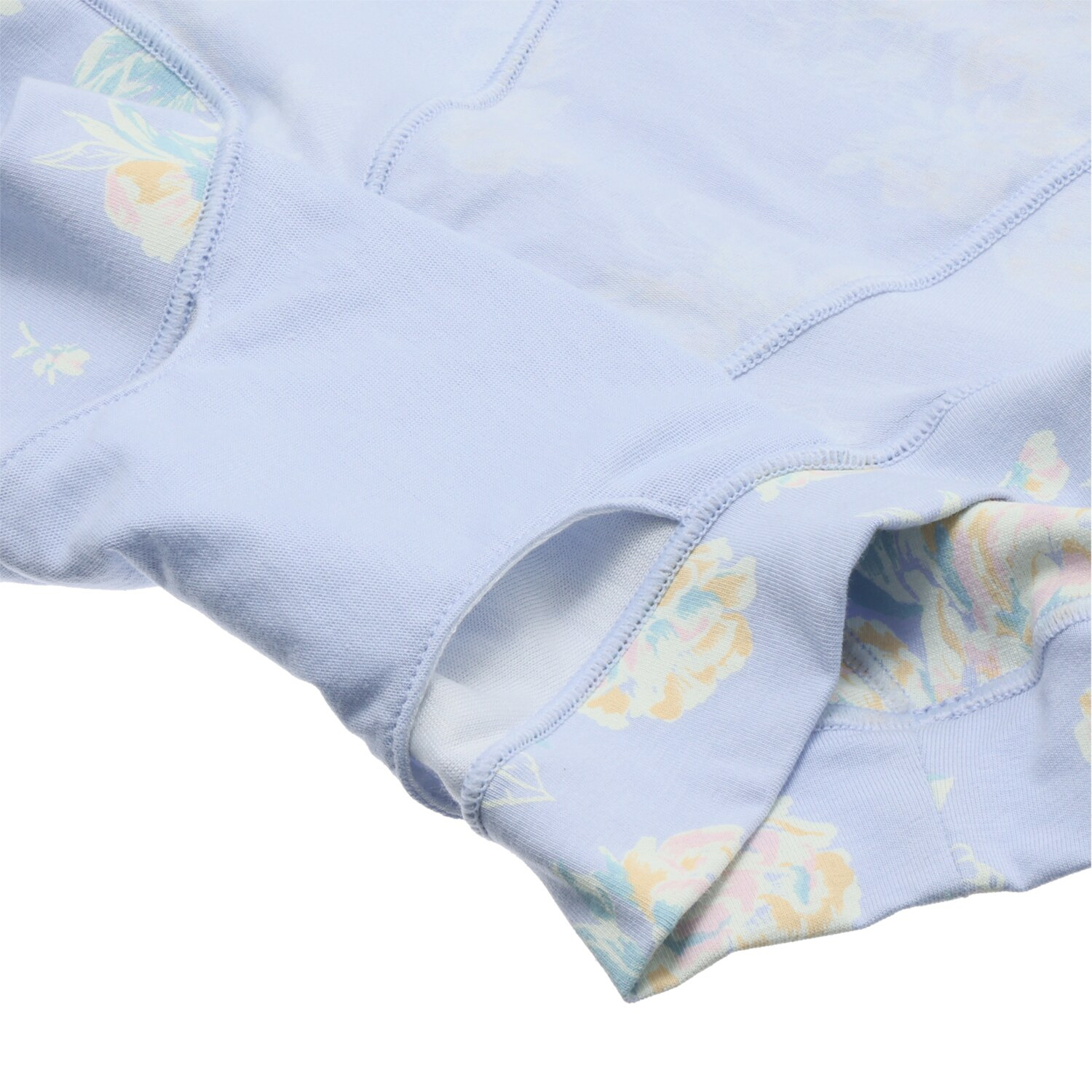 うつくＣ 綿混深ばき すっきりサポート 防水布付一分丈ボトム ２枚セット