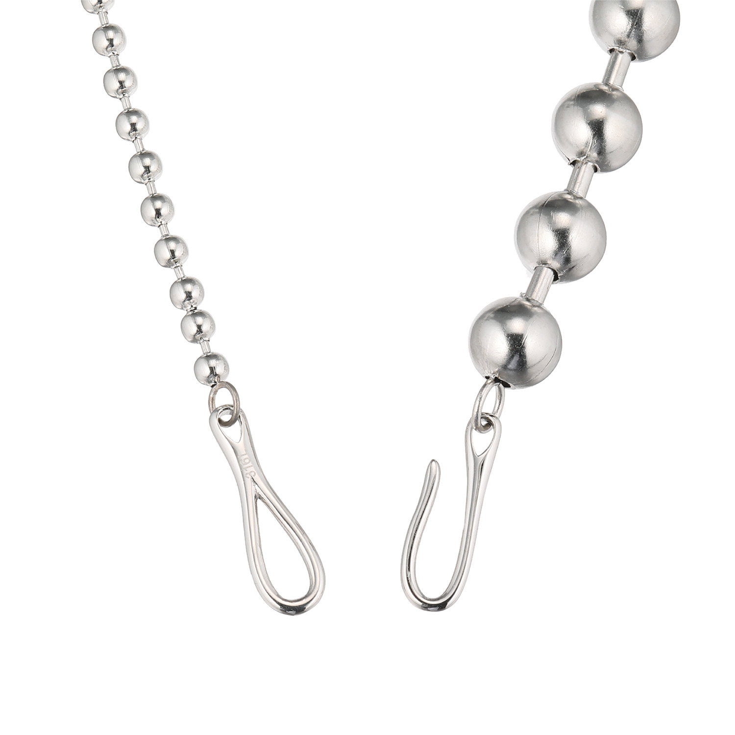 ブロッソ サージカルステンレス グラデーション ボールチェーン ネックレス