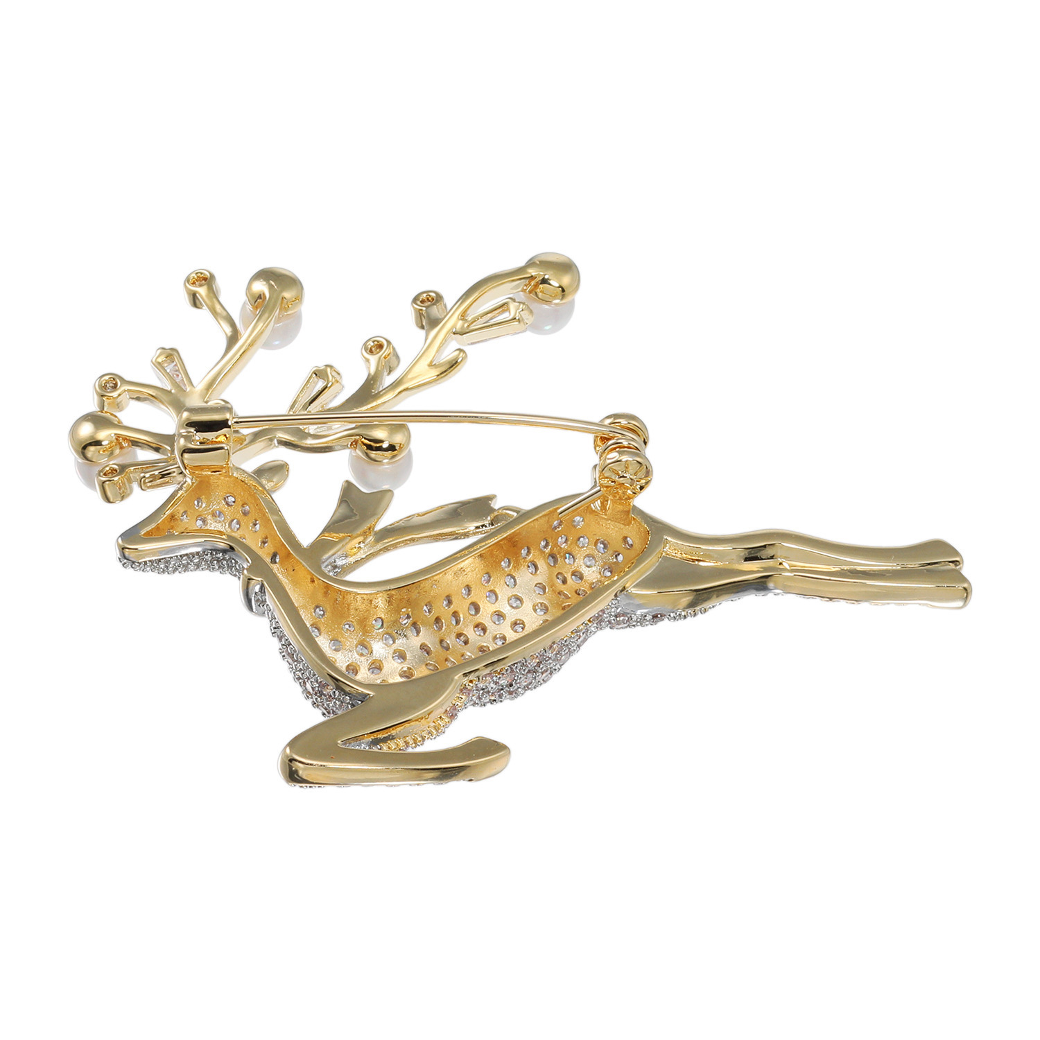 キラキラギフト バイ　アビステ クリスマスモティーフ ブローチ