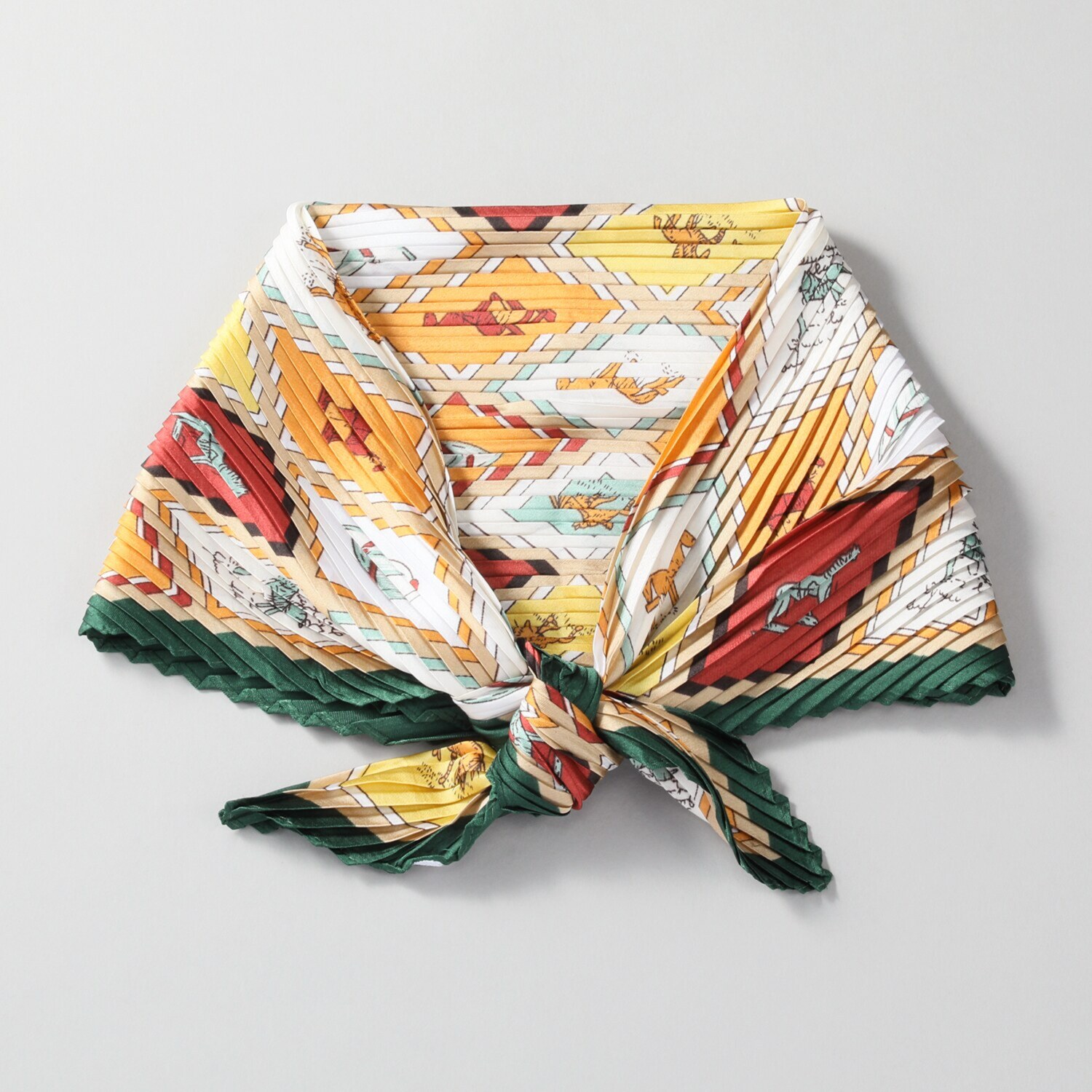 クーコ プリーツスカーフ