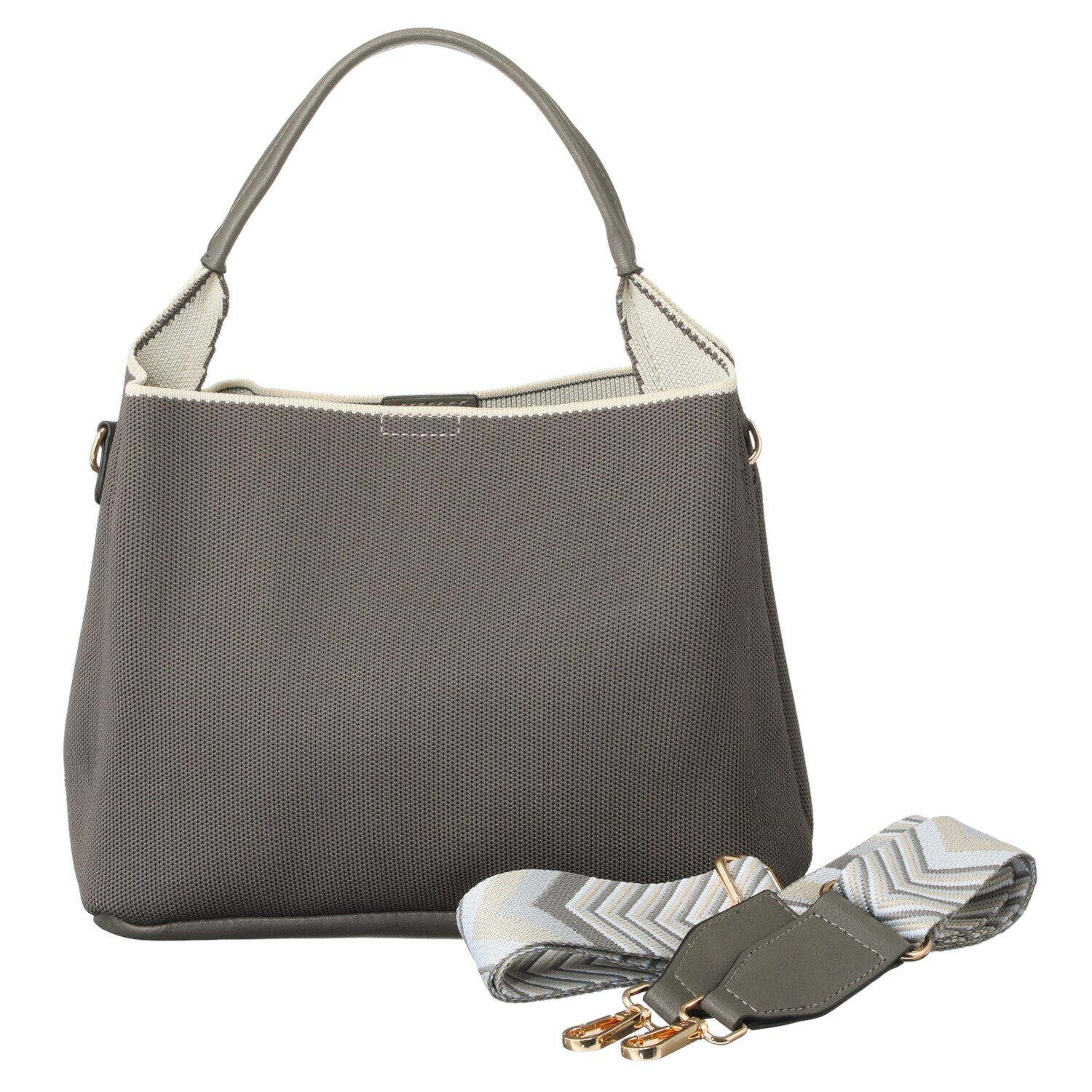 ラルジュ かわいい柄ストラップ！ 両アオリ仕様 ２ウェイバッグ