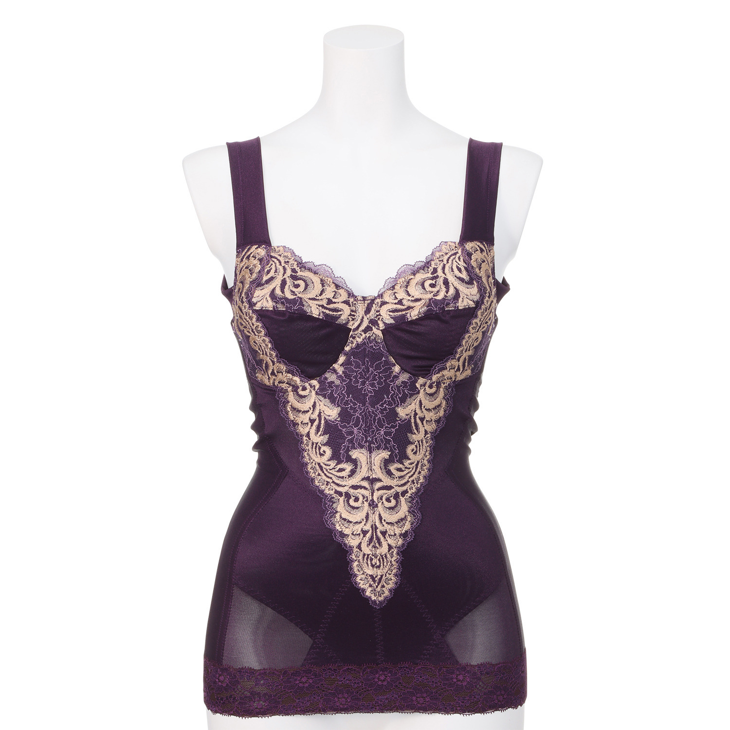 美人工房 プレシャスメイク レースアクセント ボディーシェイパー