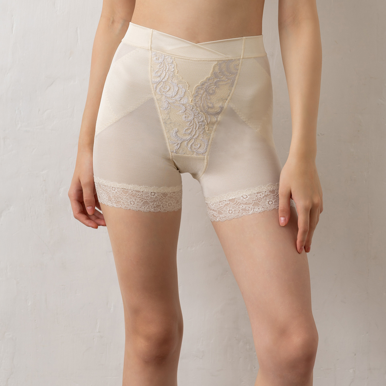 美人工房 プレシャスメイク レースアクセント ショートガードル