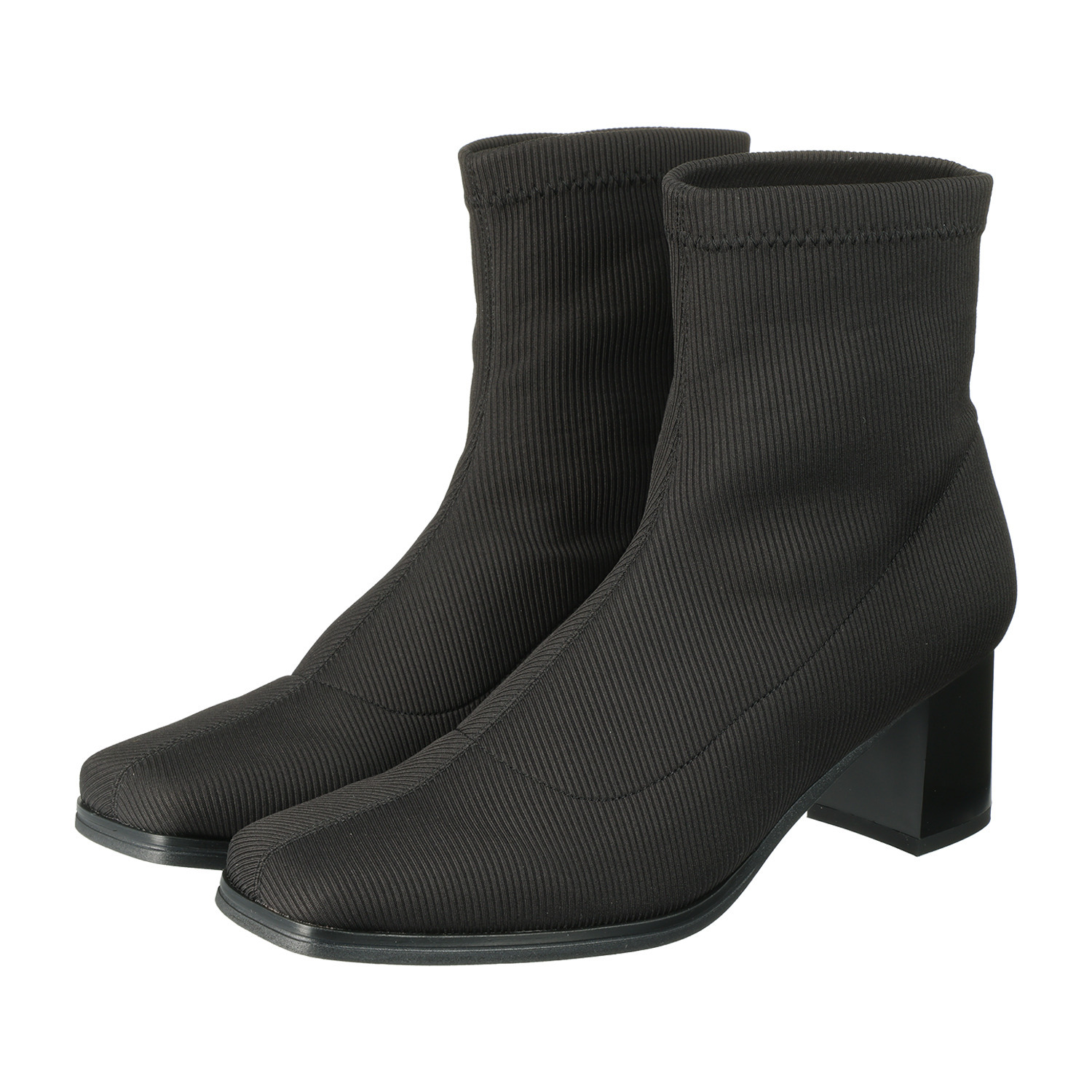 オリエンタルトラフィック スクエアトゥ ニットブーツ