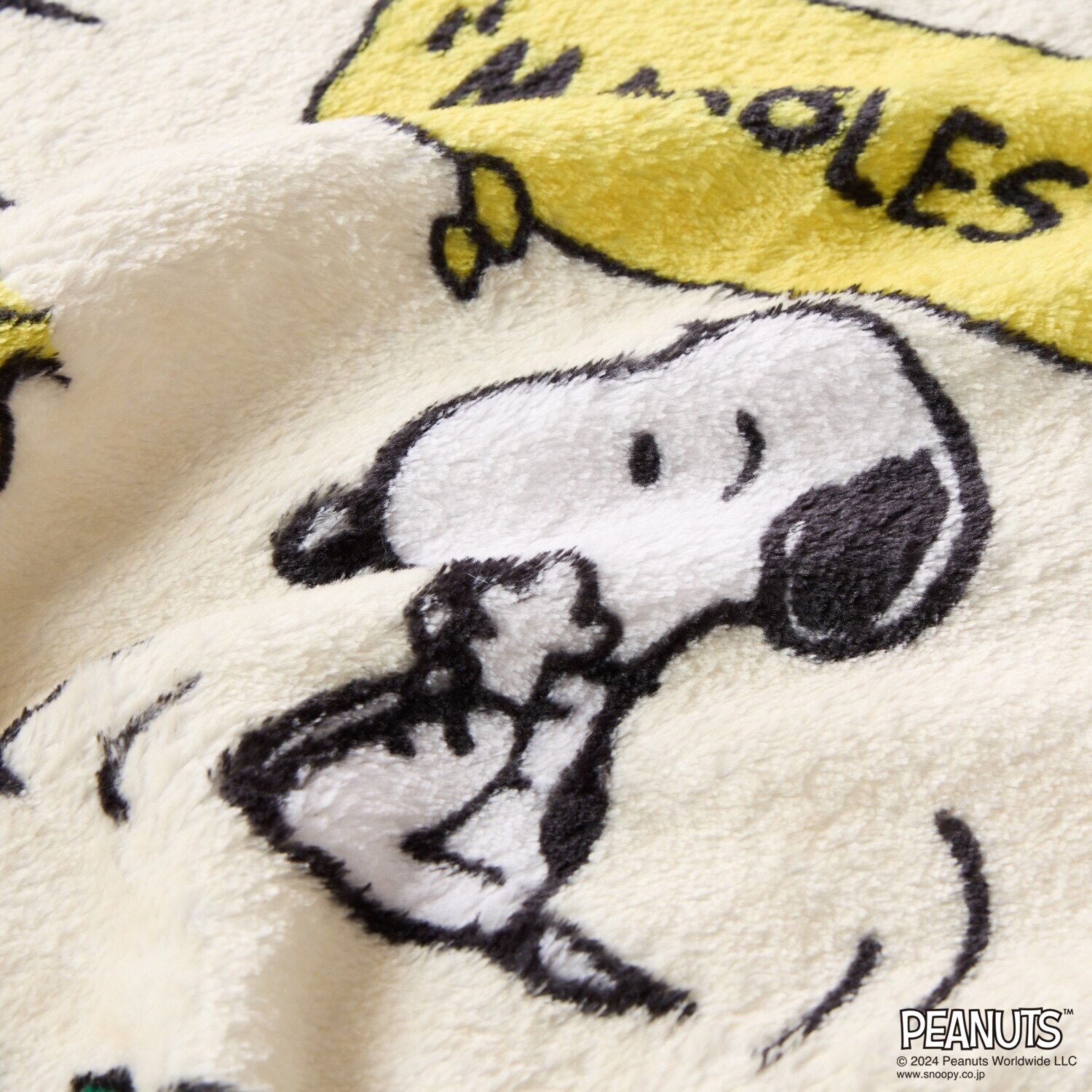 スヌーピー レトロカラーひざ掛け