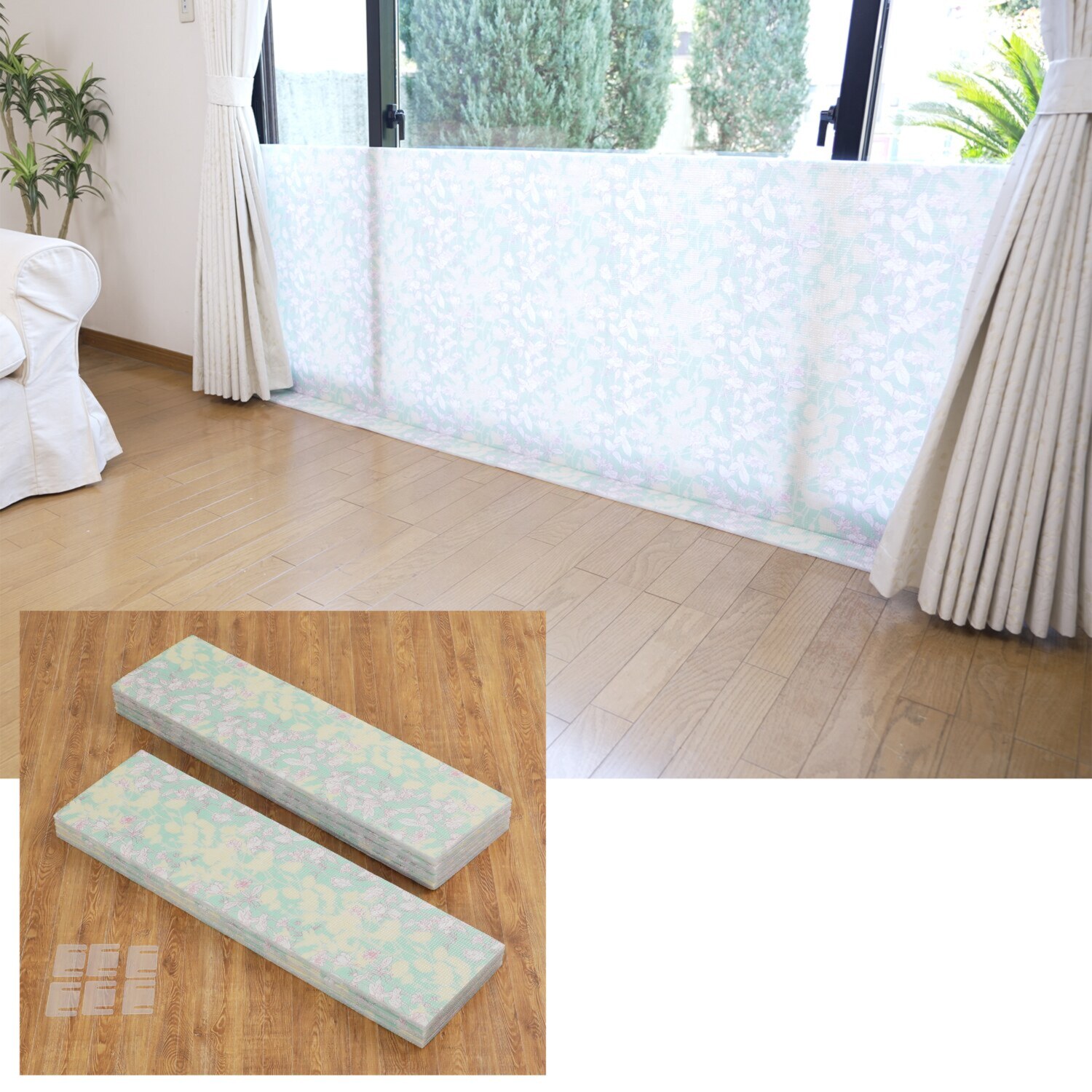 冷気ストップ！ 必要な場所に置くだけ！ 日比谷花壇デザイン あったかボード２枚セット