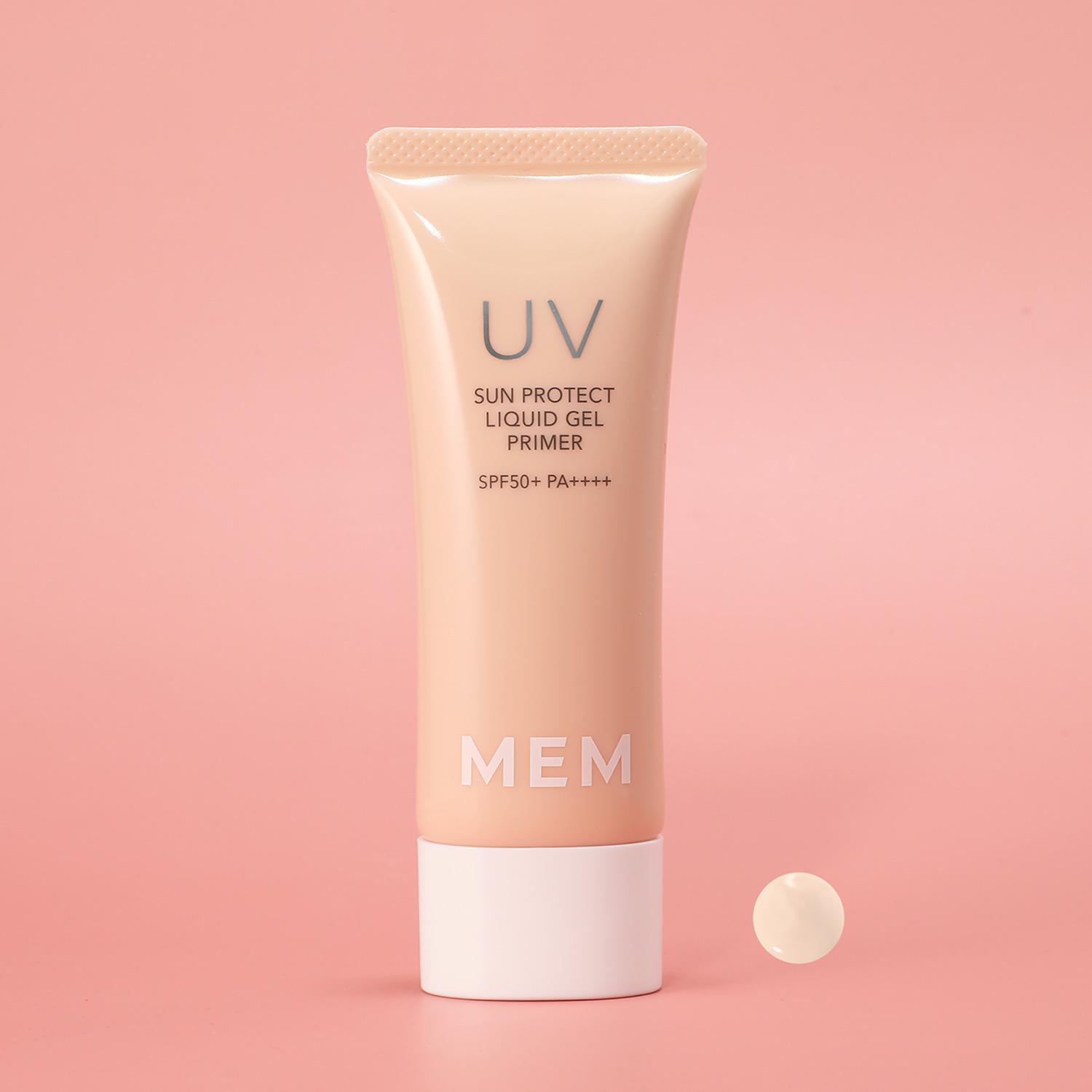 ＭＥＭ 毎日使いたくなる心地よさ メイク効果でくすみカバー 透明感ツヤ肌を演出！ サン　プロテクト リクイッド　ジェル プライマー （日焼け止め・化粧下地）