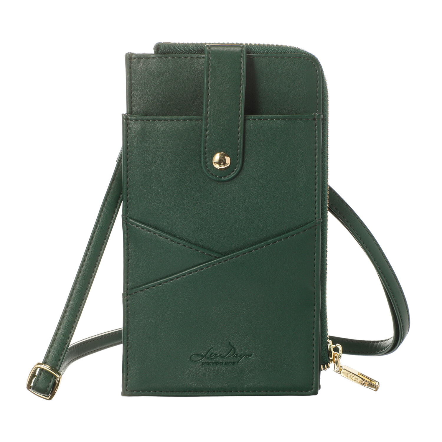 リズデイズ お財布機能付 スマホショルダーバッグ