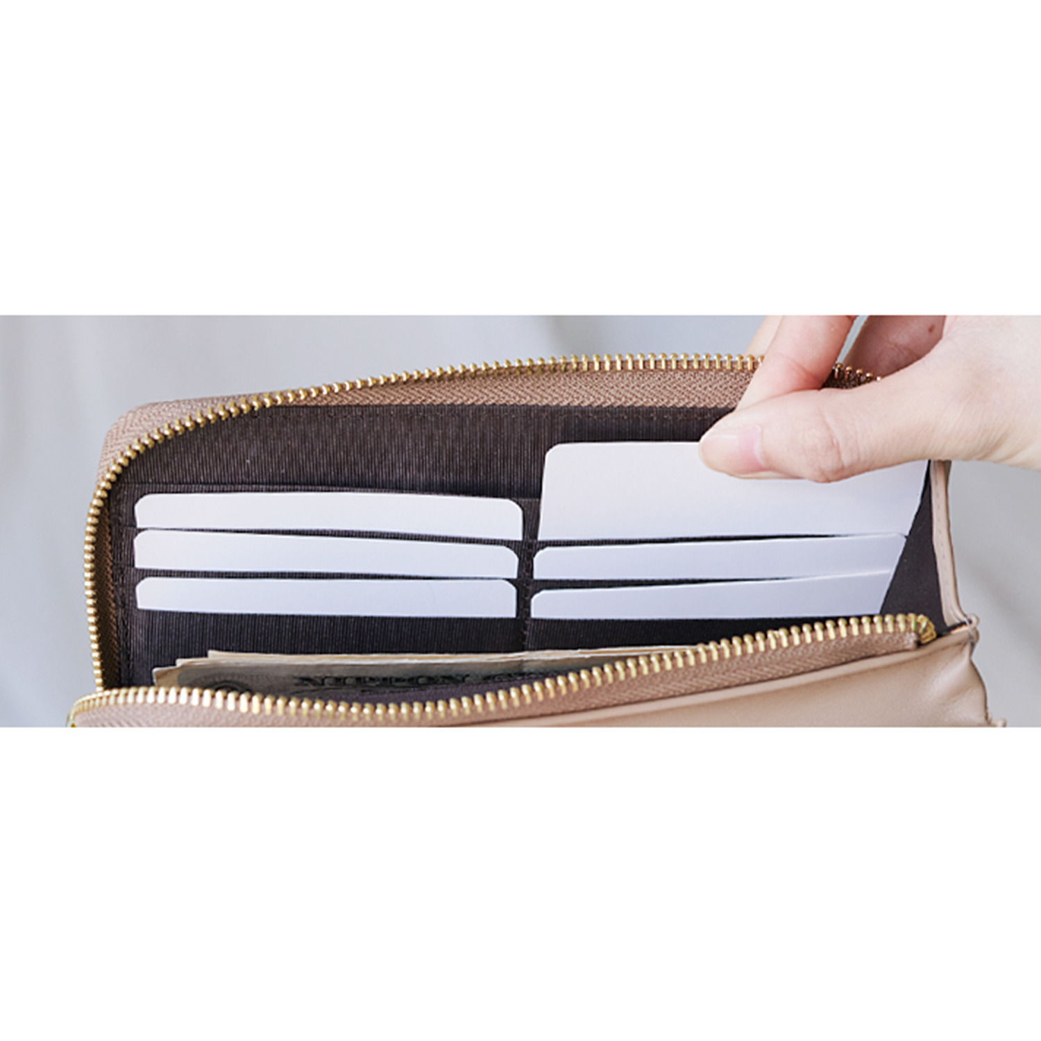 リズデイズ お財布機能付 スマホショルダーバッグ