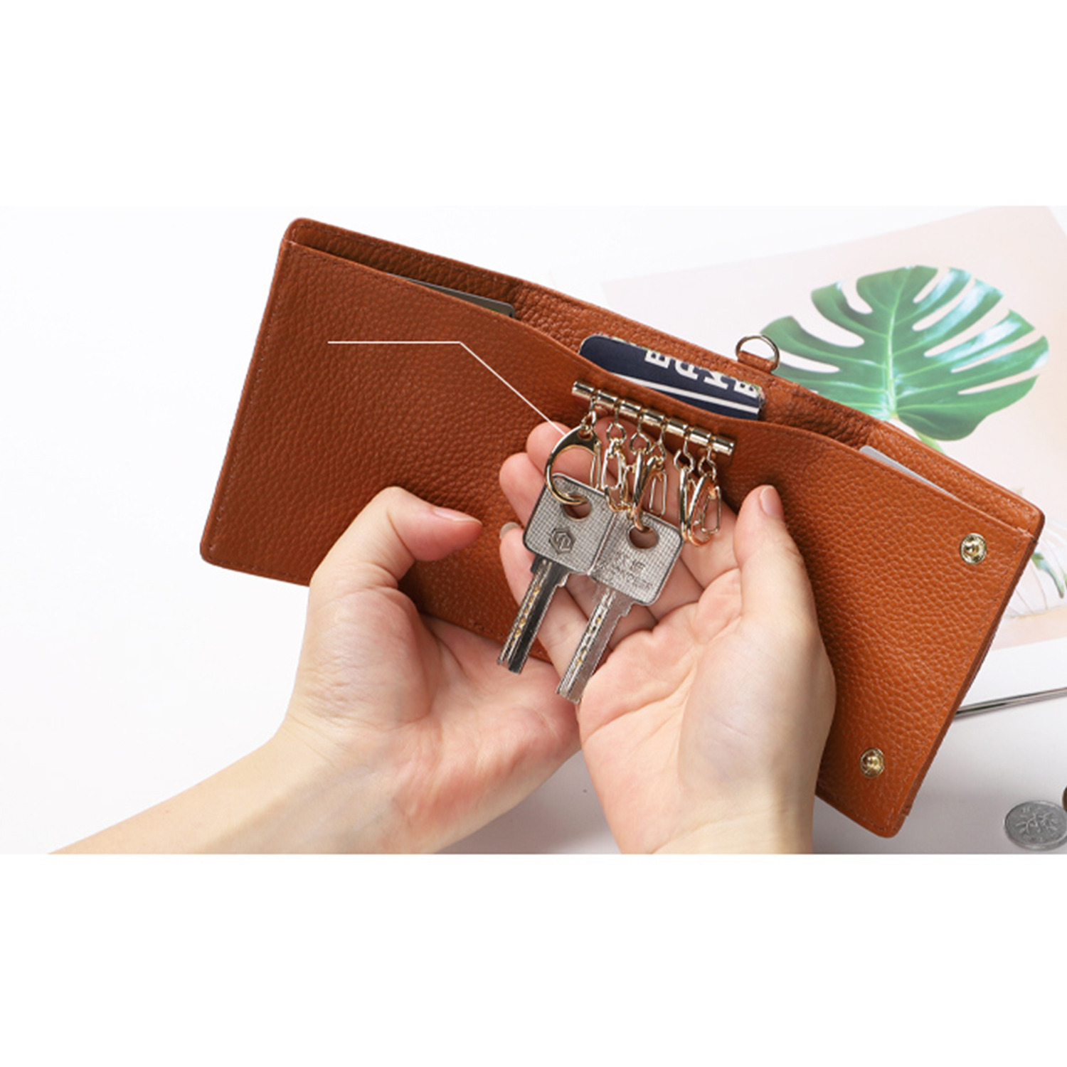 リズデイズ 本革 お財布キーケース