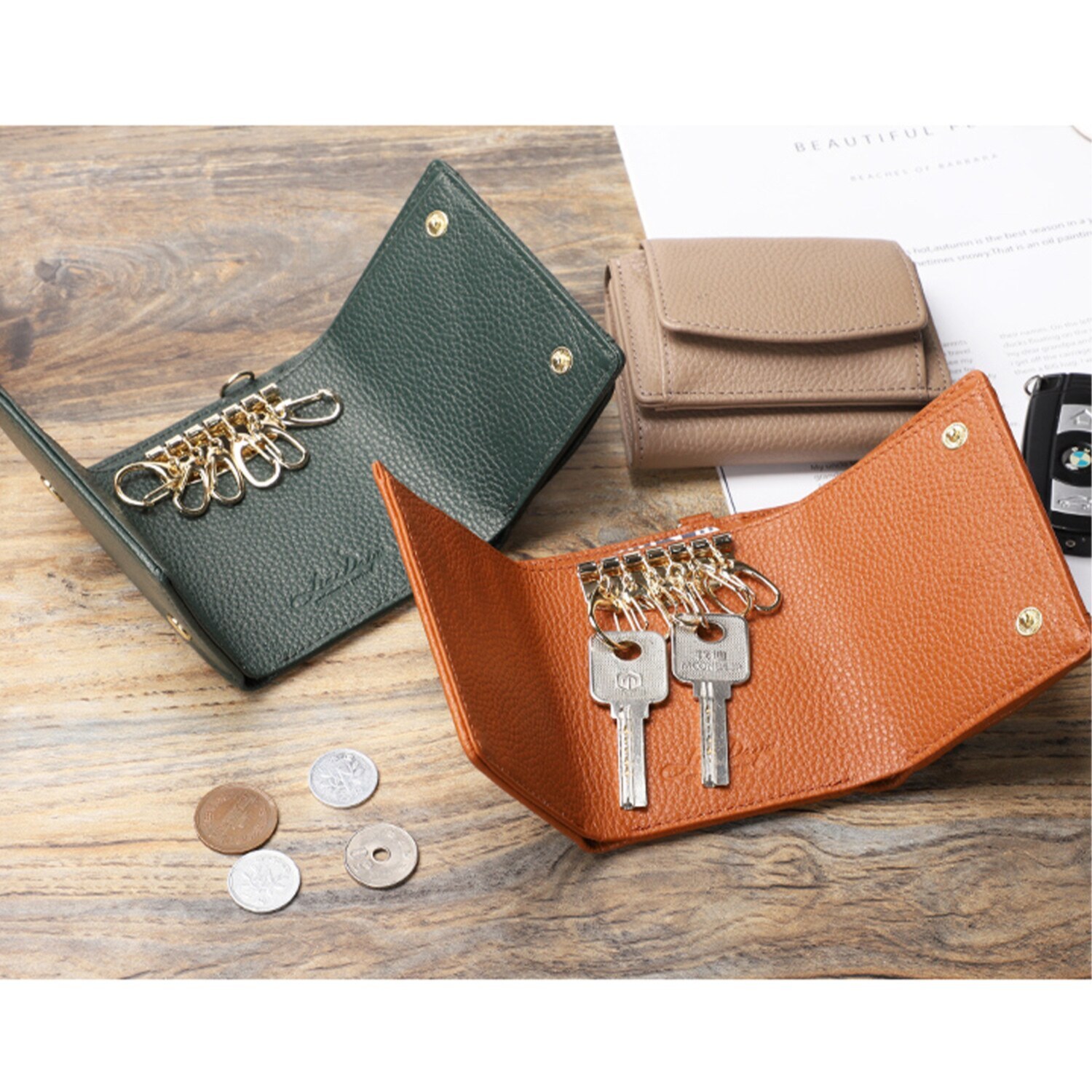 リズデイズ 本革 お財布キーケース