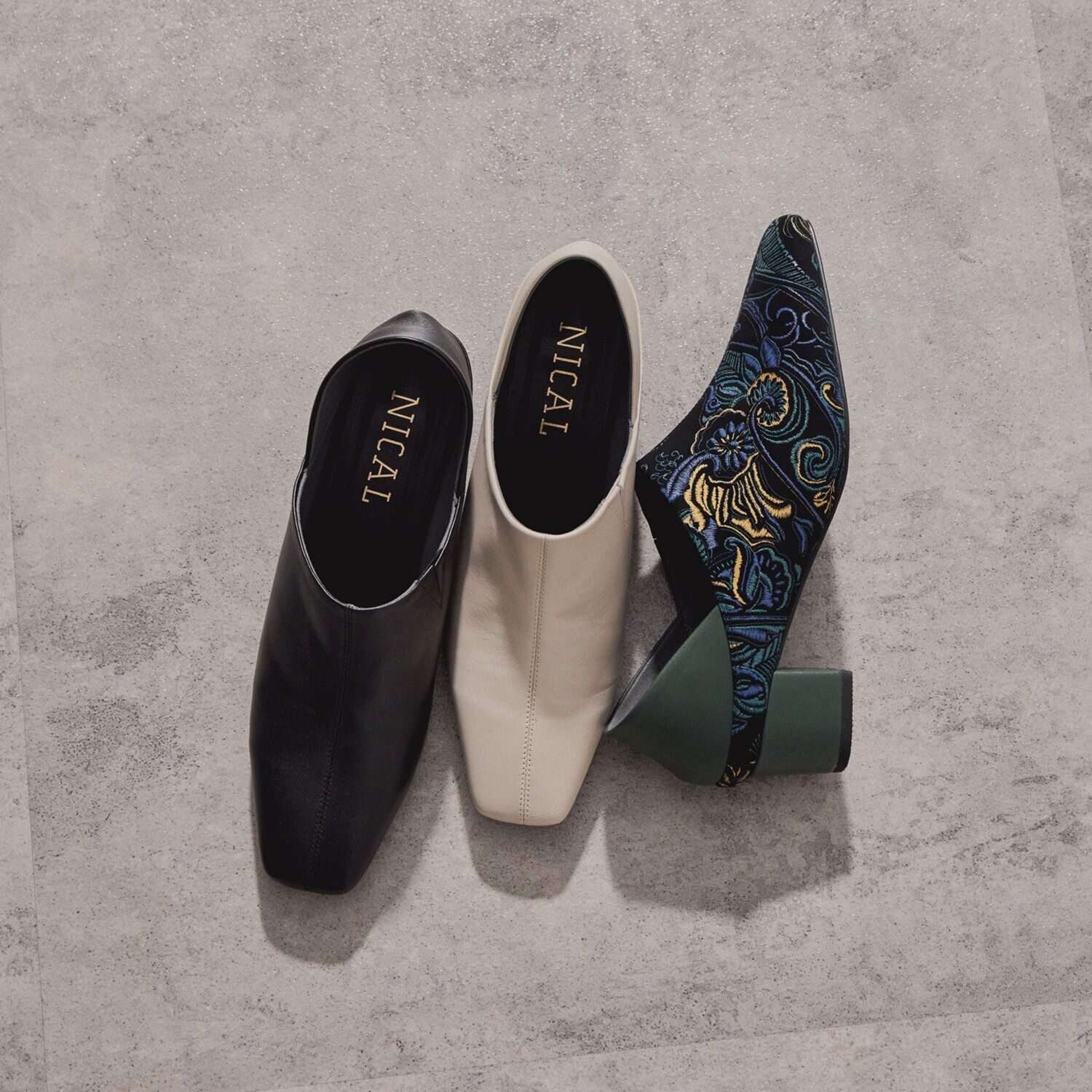 ニカル バイカラー ソフトバブーシュ ブーティ