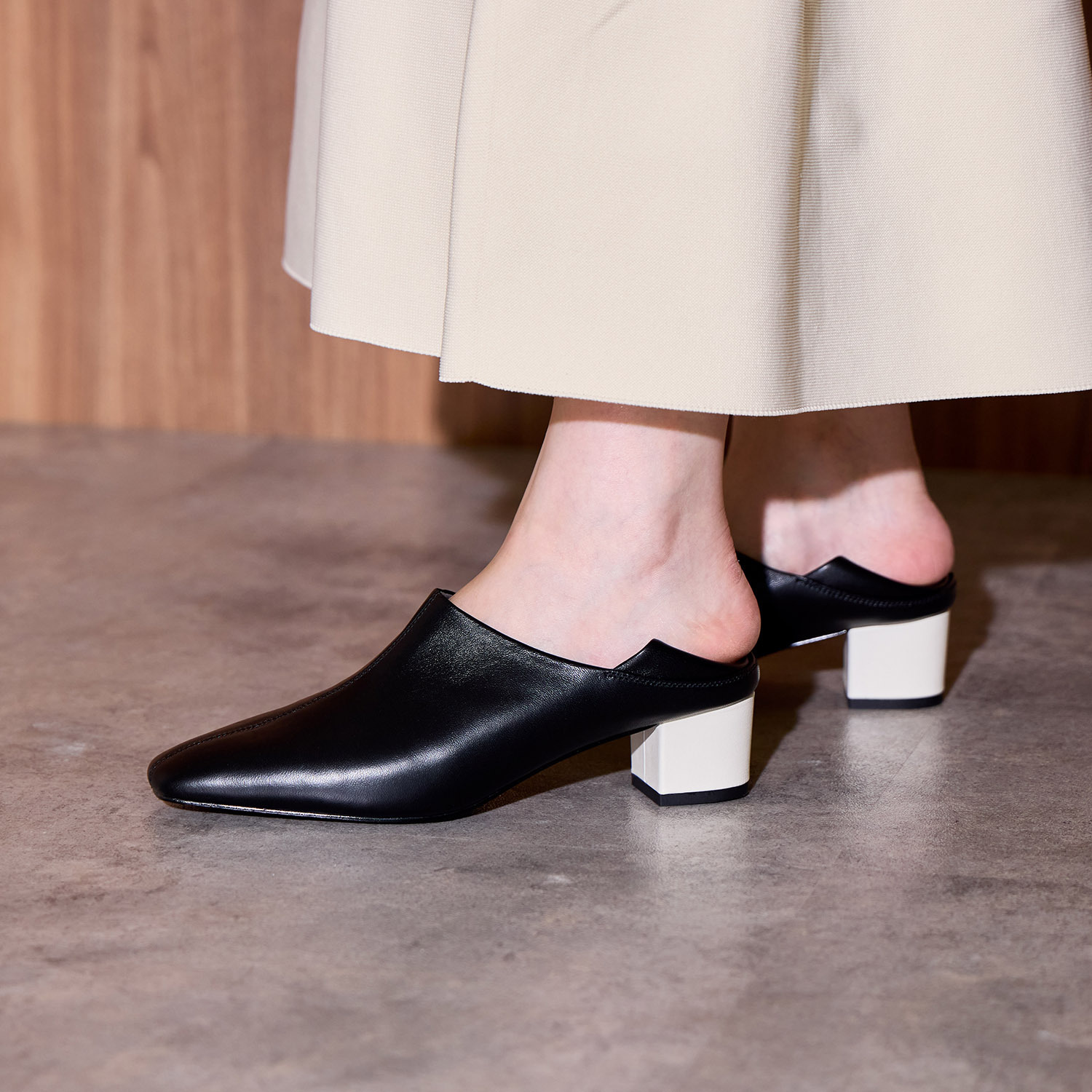 ニカル バイカラー ソフトバブーシュ ブーティ