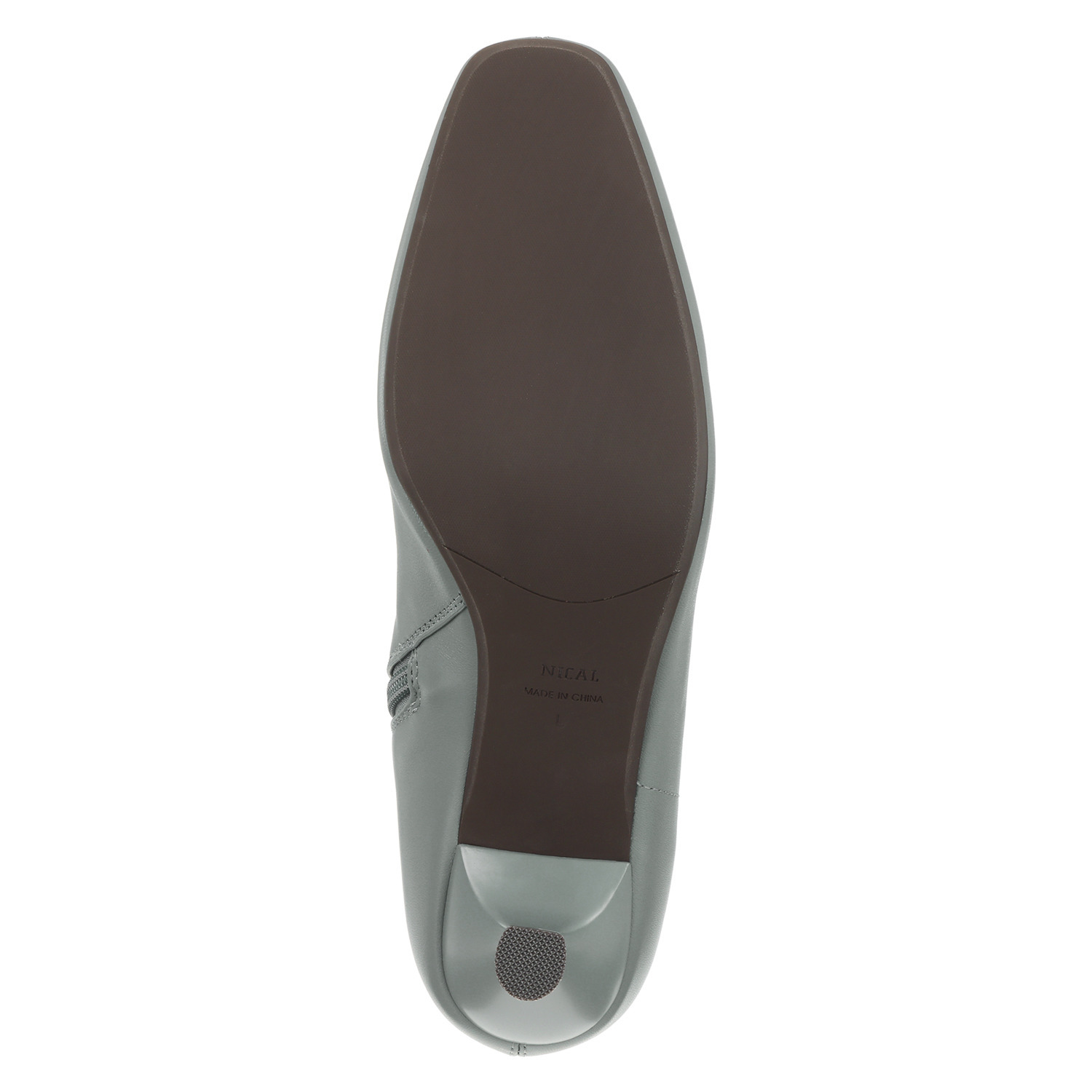 ニカル シープレザー ヒールショートブーツ