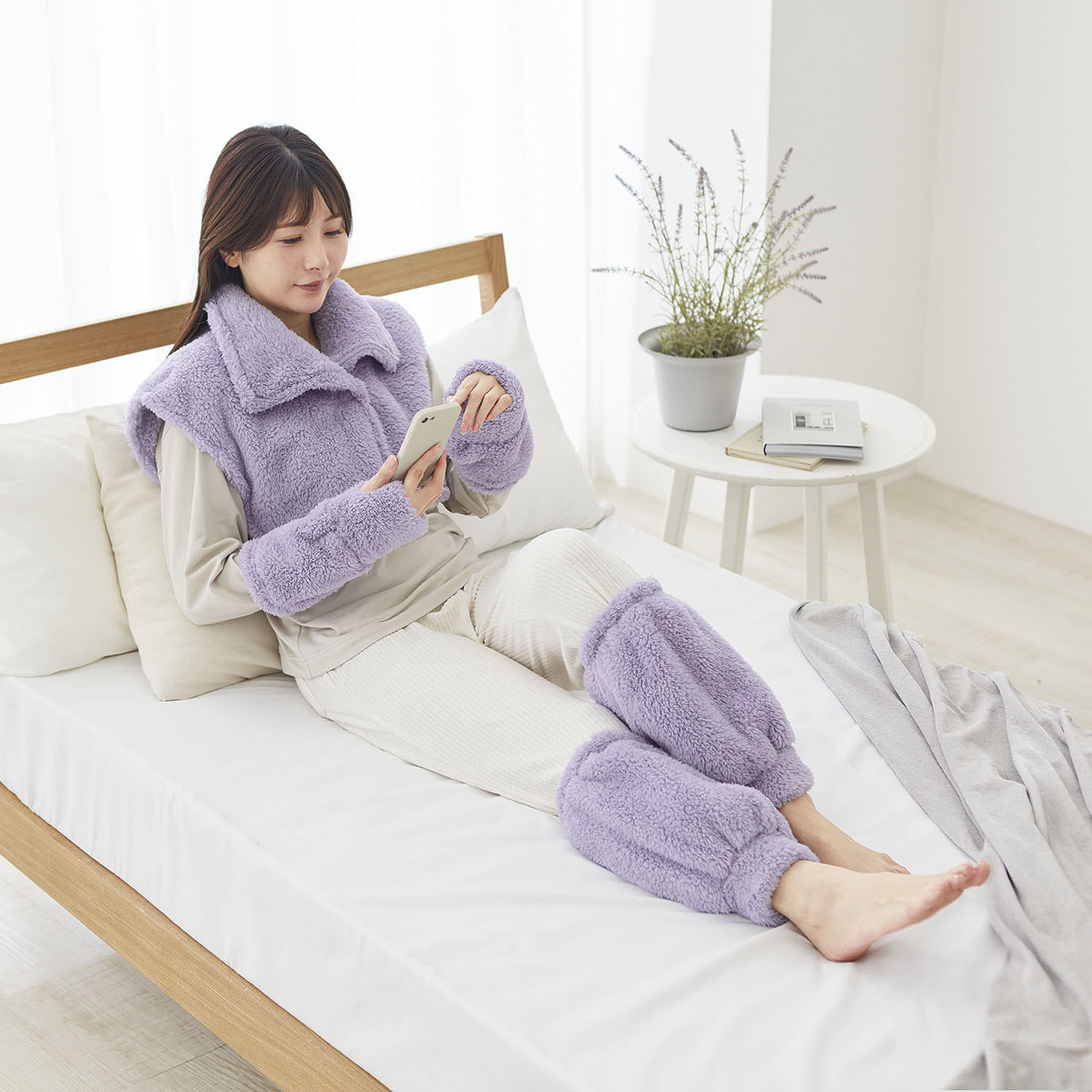 パジャマの上から レッグカバー