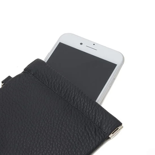 サイフォン イタリアンレザー シュリンク型押し マルチスマホケース