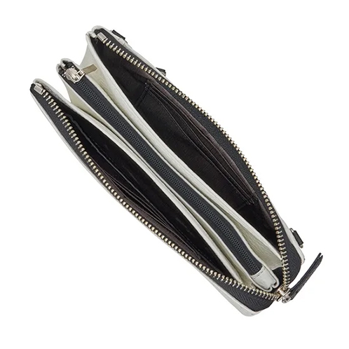 サイフォン イタリアンレザー シュリンク型押し ウォレットポーチ