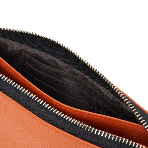 サイフォン イタリアンレザー シュリンク型押し ウォレットポーチ