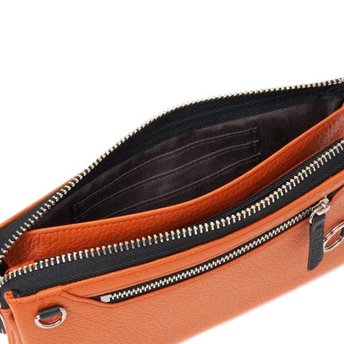 サイフォン イタリアンレザー シュリンク型押し ウォレットポーチ