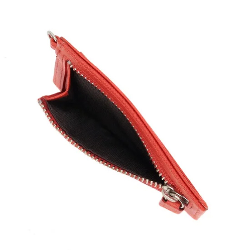 サイフォン 牛革サフィアーノ ミニマルカードケース