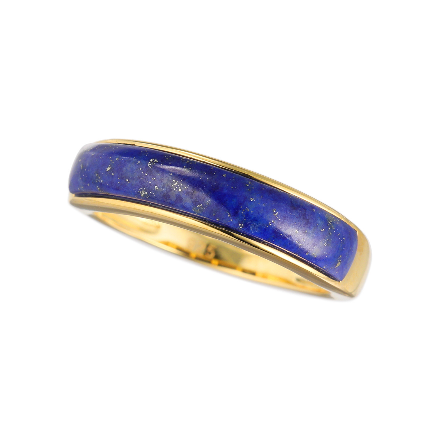 インプレスミー シルバー ラピスラズリ カーブラインが美しい モダンデザイン 一文字リング