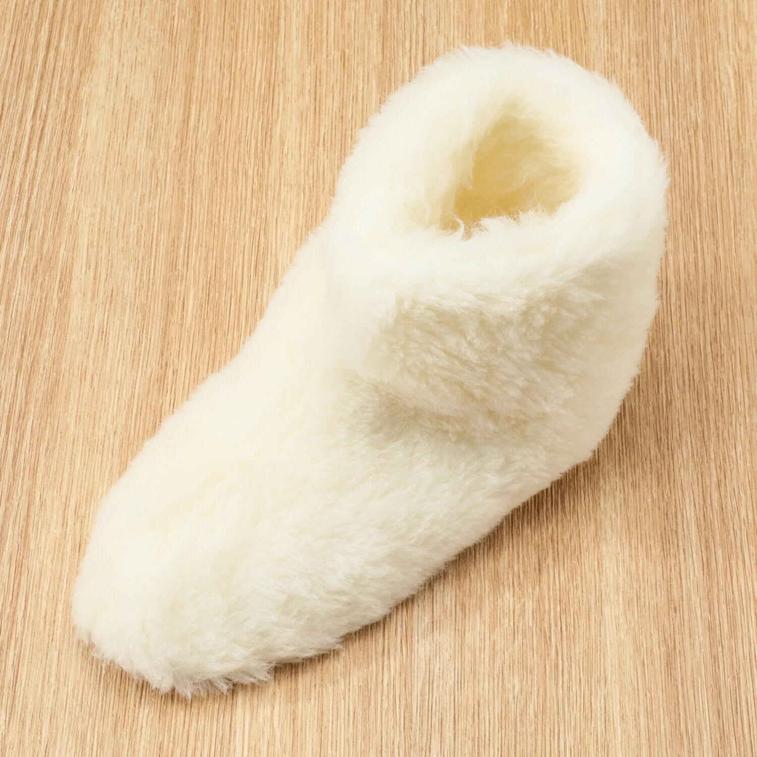 快眠博士 足首までふんわり包み込む ソフゥールアパレル ウールのルームブーツ