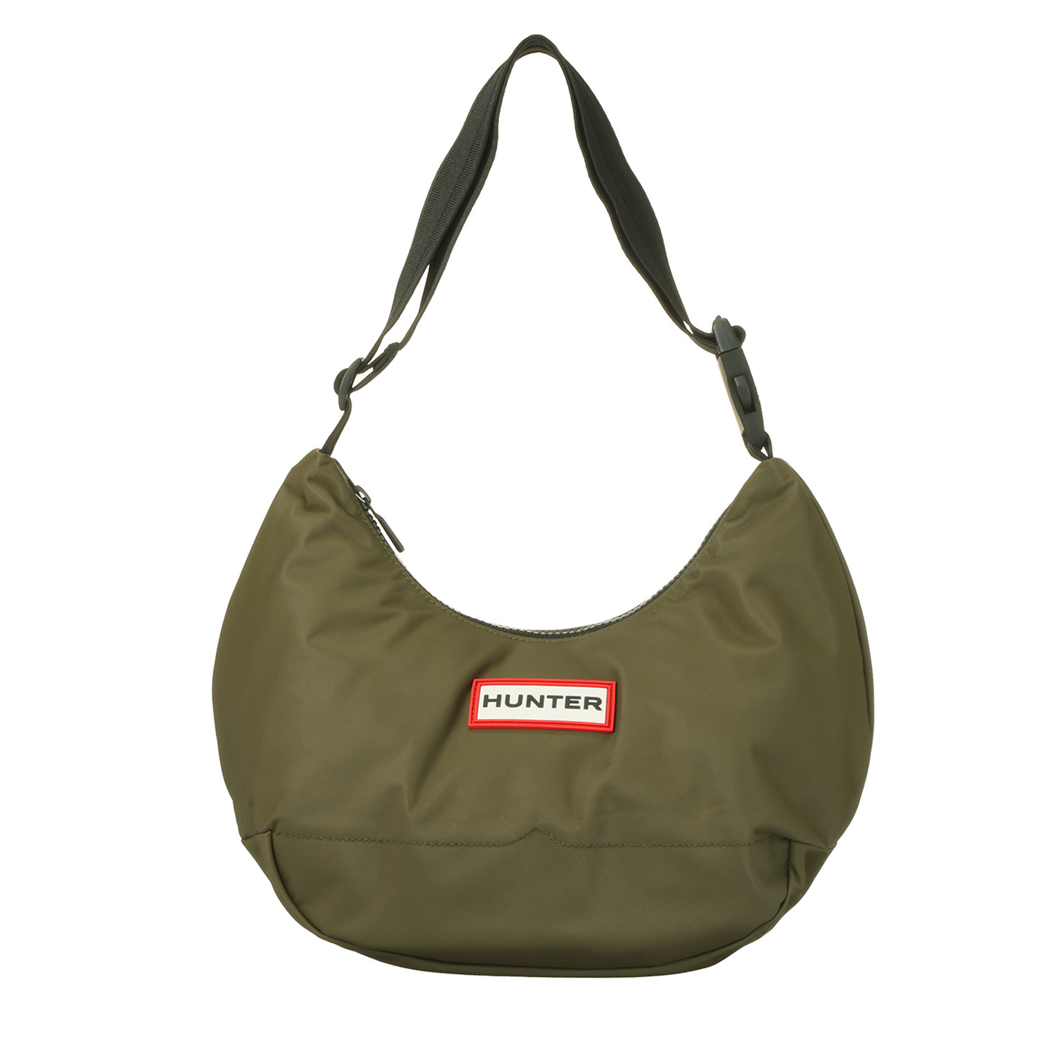 ハンター はっ水ナイロン ミディホーボーバッグ