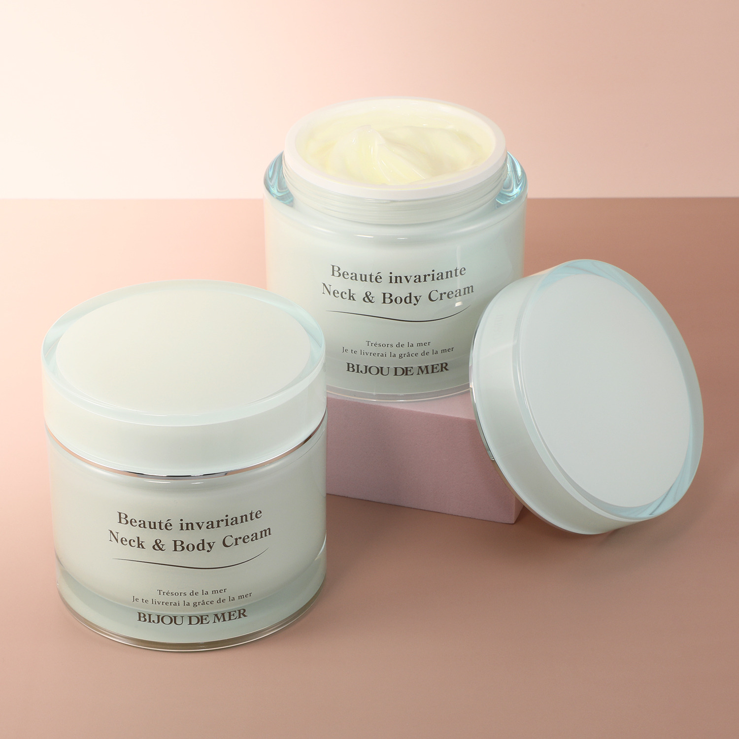 ビジュー　ドゥ　メール 先端海洋性微生物原料配合 首とボディの徹底ハリケア ボーテアンバリエンテ ネックアンド ボディクリーム ２個セット