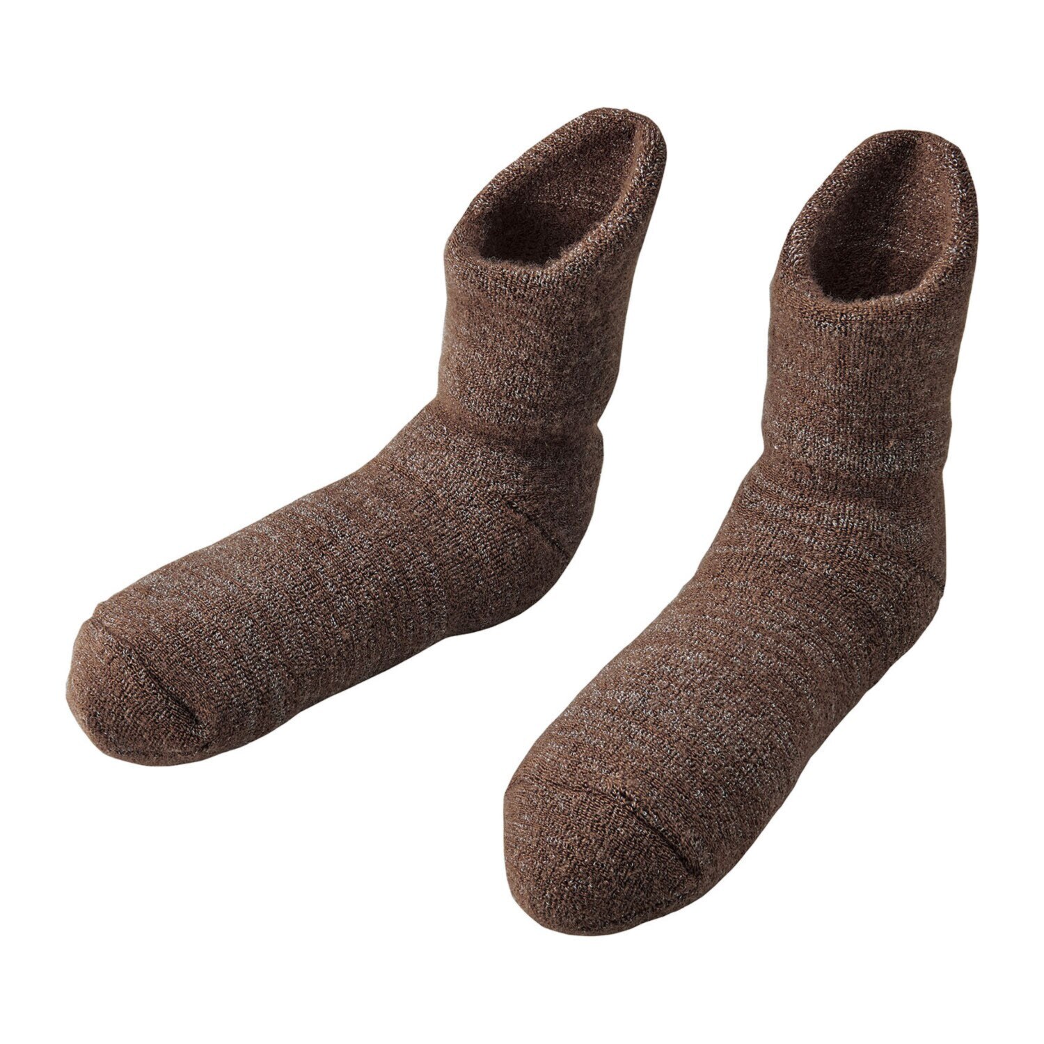 特許構造＆極厚あったか 老舗靴下メーカーの 日本製 備長炭ホームソックス ＜足首ロング＞