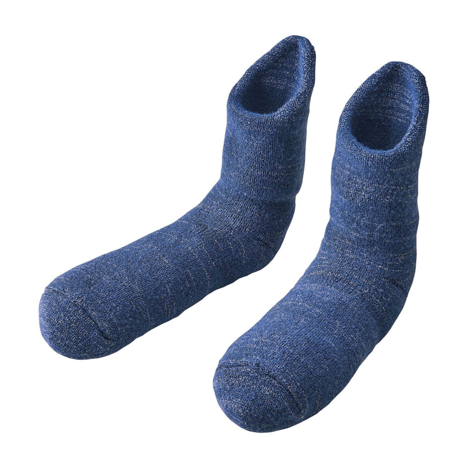 特許構造＆極厚あったか 老舗靴下メーカーの 日本製 備長炭ホームソックス ＜足首ロング＞