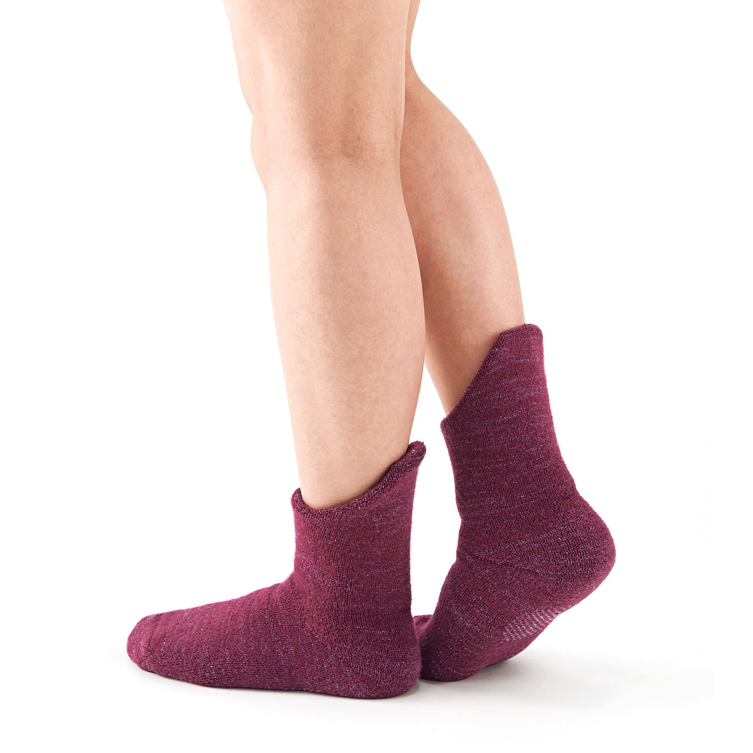 特許構造＆極厚あったか 老舗靴下メーカーの 日本製 備長炭ホームソックス ＜足首ロング＞