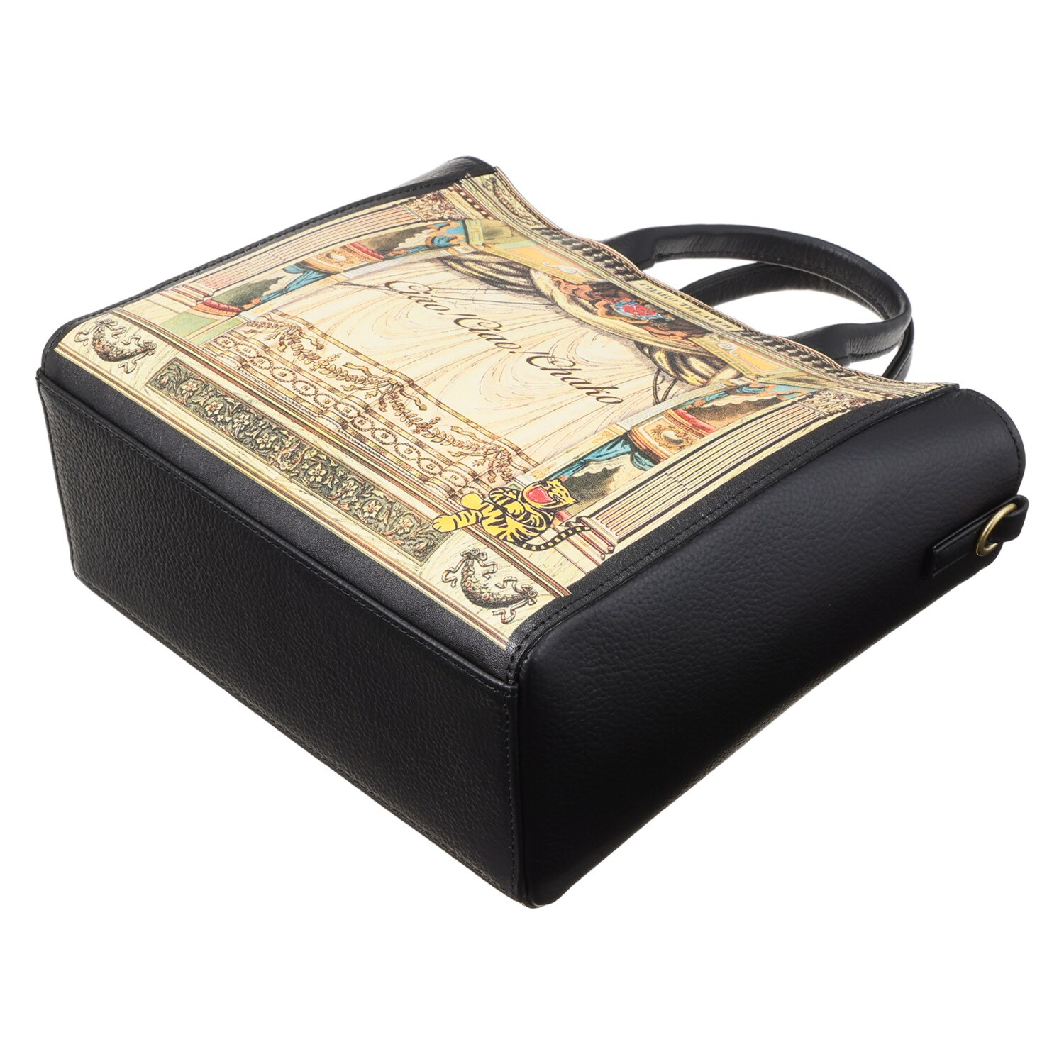 チャオチャオチャコ 牛革 オリジナルプリント トートバッグ ＜オペラ＞